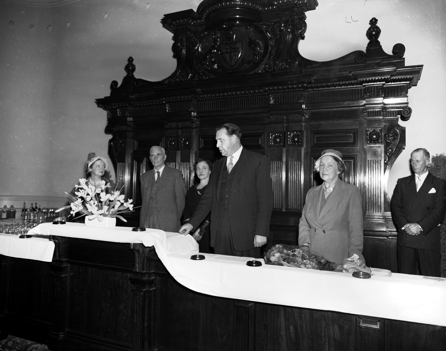 Water Works engineer J.S. Carmichael: retirement farewell