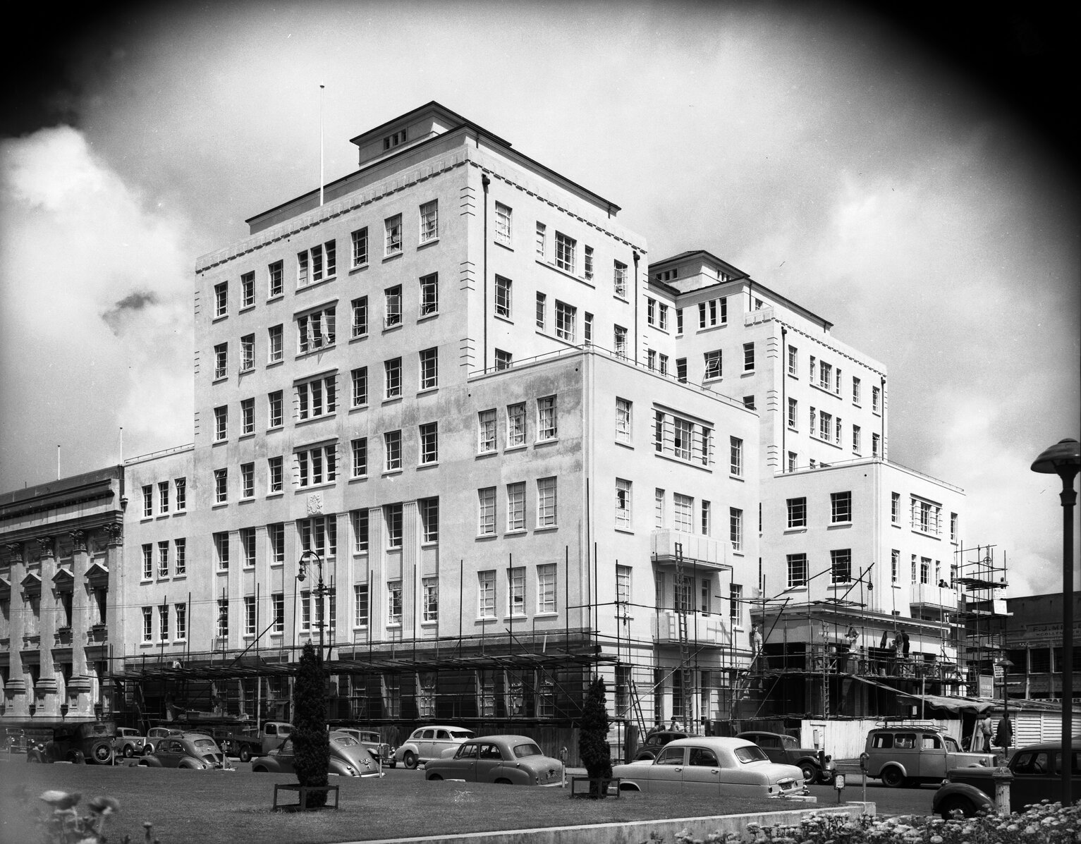Wellington City Council Administration Building (exterior), nearly completed