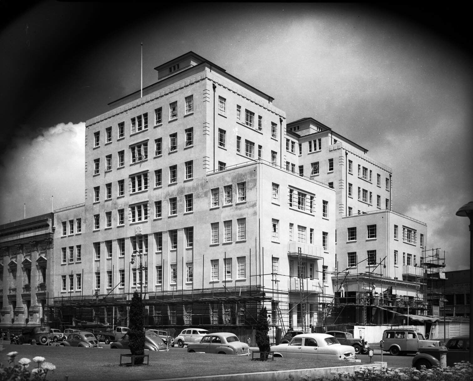 Wellington City Council Administration Building (exterior), nearly completed