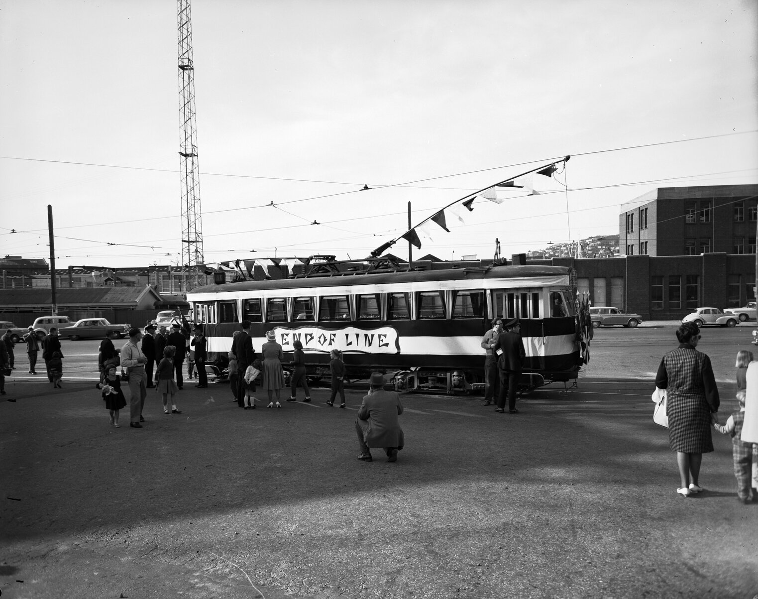 NZ Tramways: last NZ Tram run Thorndon terminus to Newtown