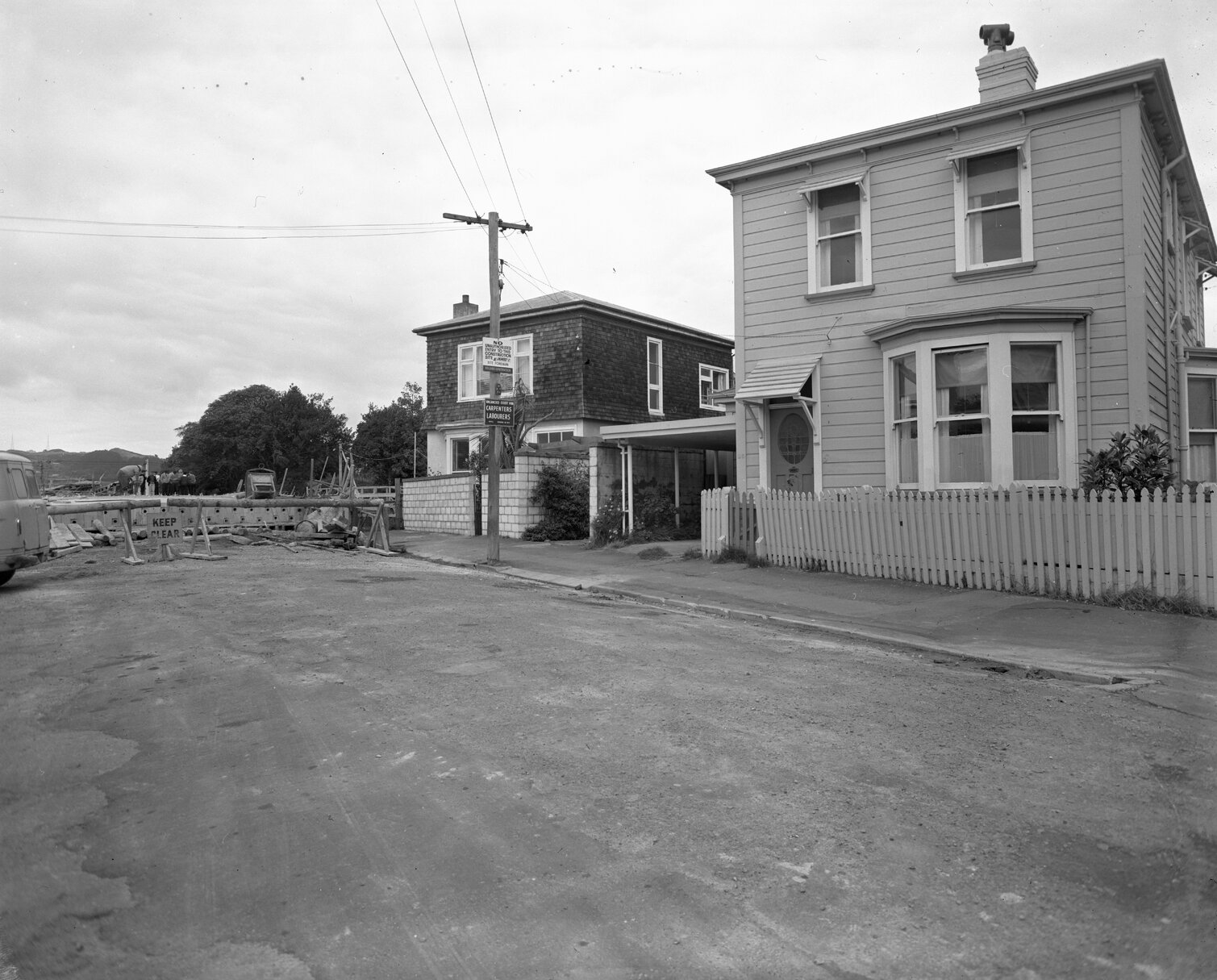 Hobson Street Frontages, Streetworks