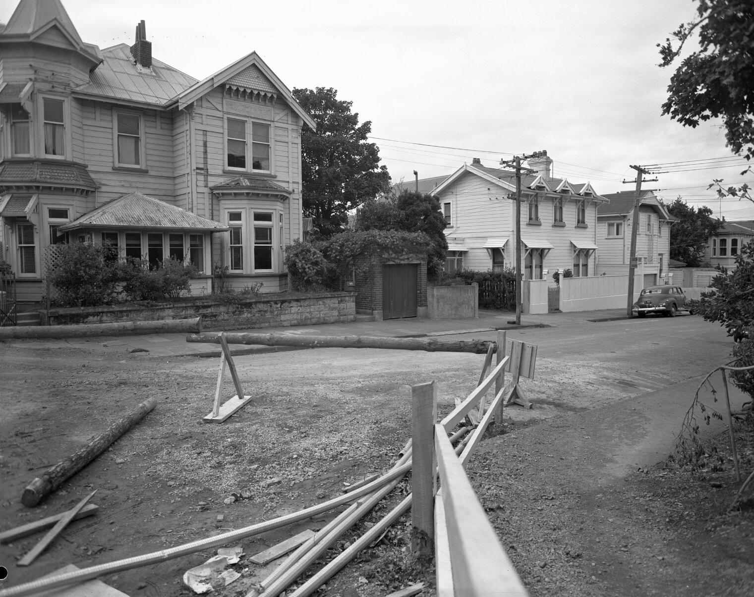 Hobson Street Frontages, Streetworks