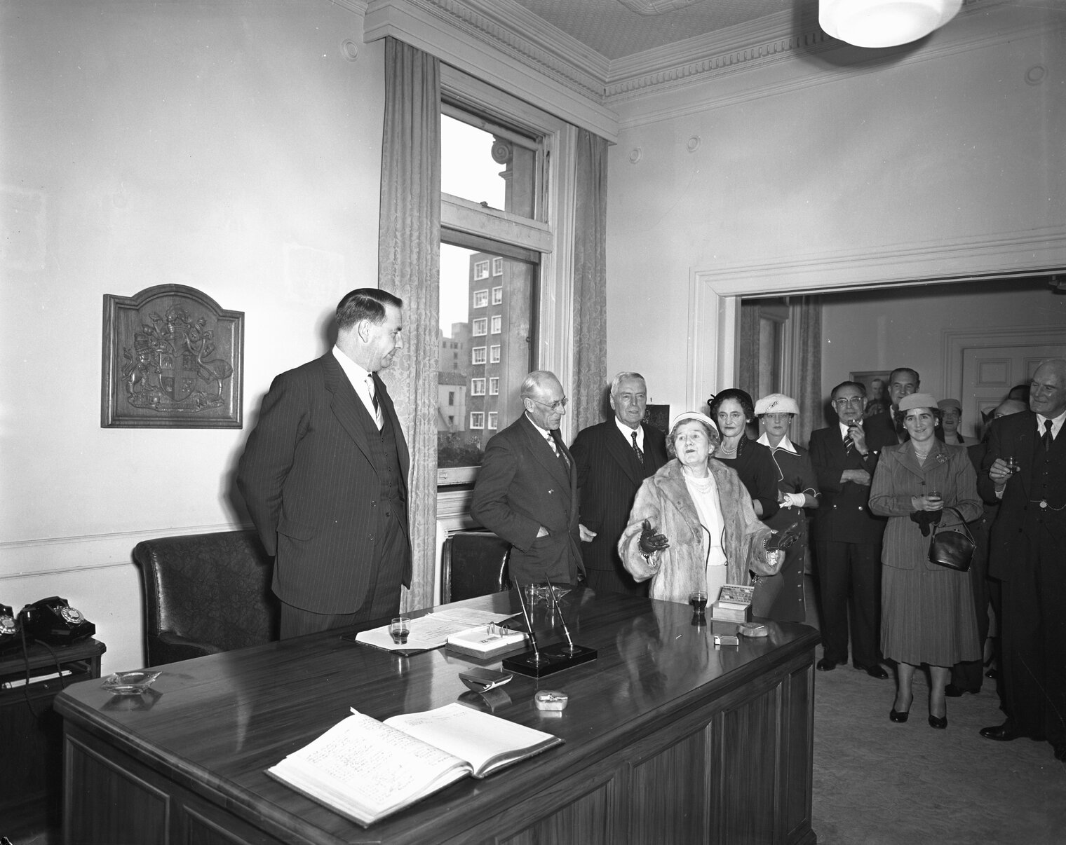 Mayoral Reception: speaking is Aunt Daisy