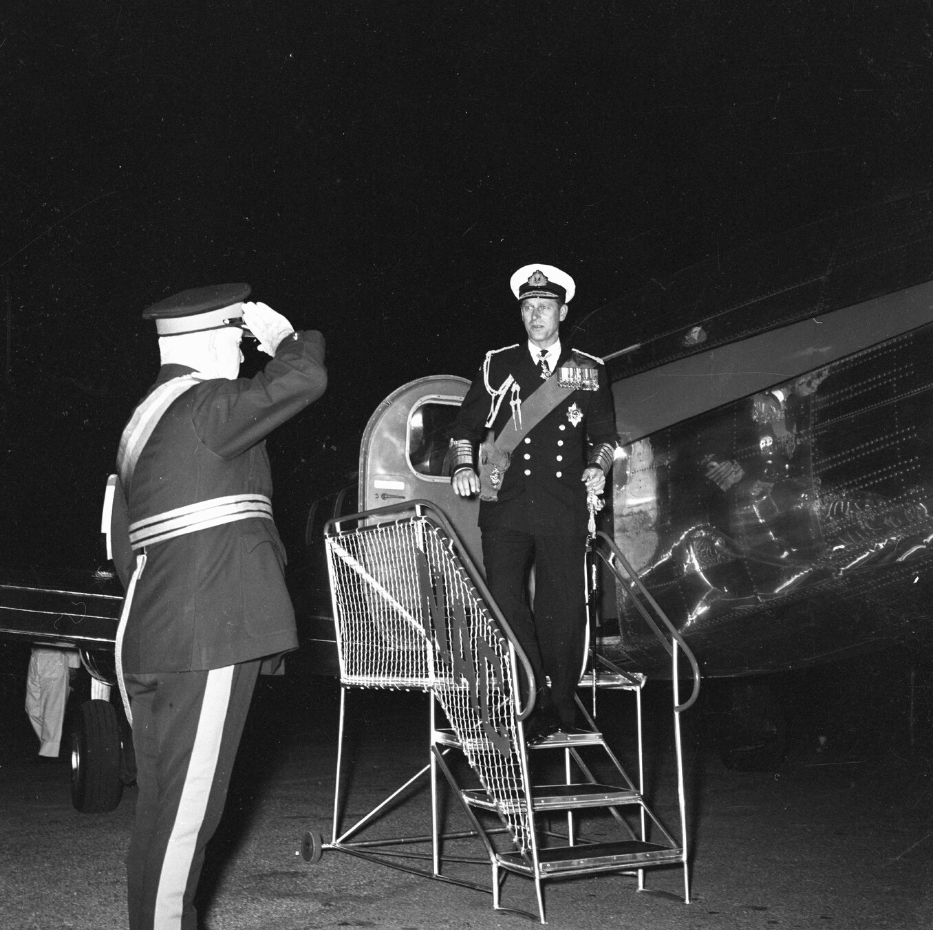 Duke of Edinburgh's visit: December 1956 (naval visit)