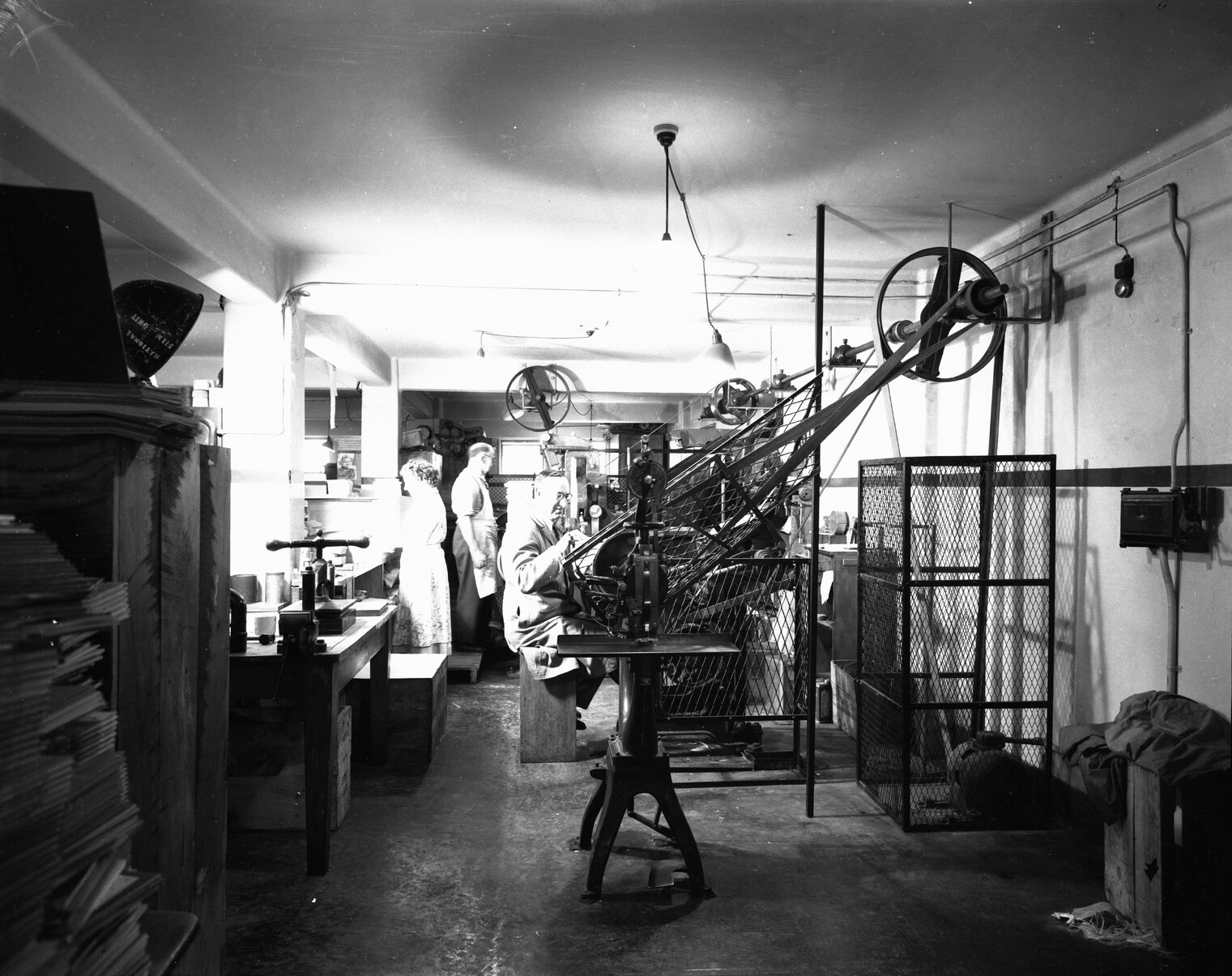 Wellington Central Public Library: bindery operations