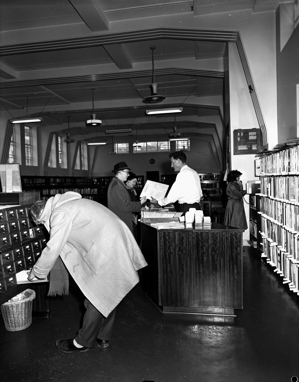 Wellington Central Public Library: catalogue &amp; desk view
