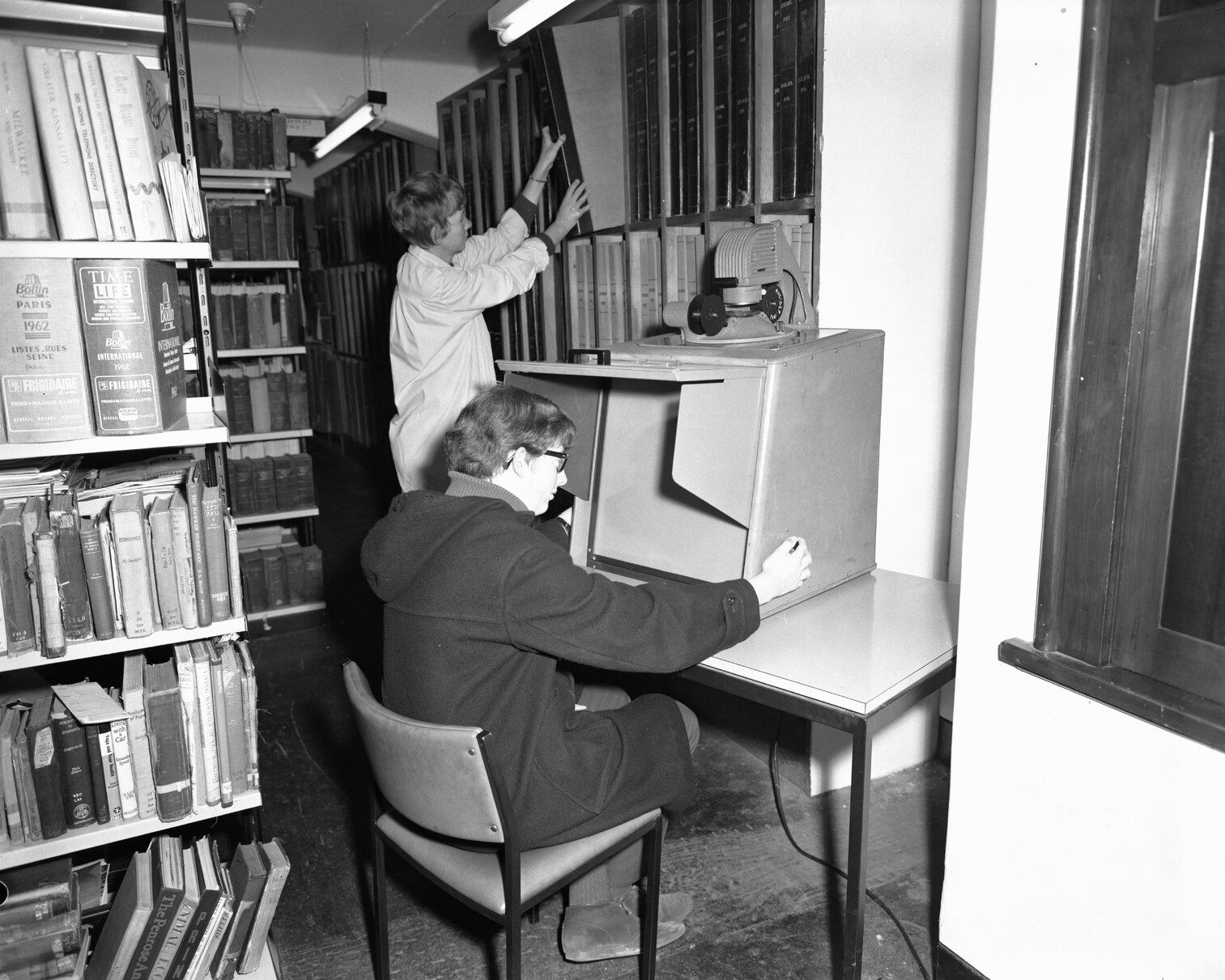 Wellington Central Public Library: microfiche reader