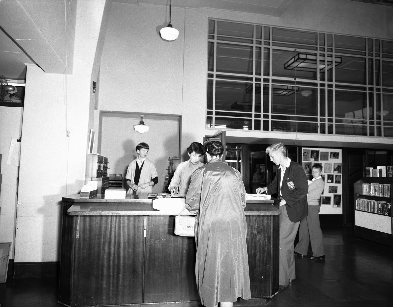 Wellington Public Library: staff at work