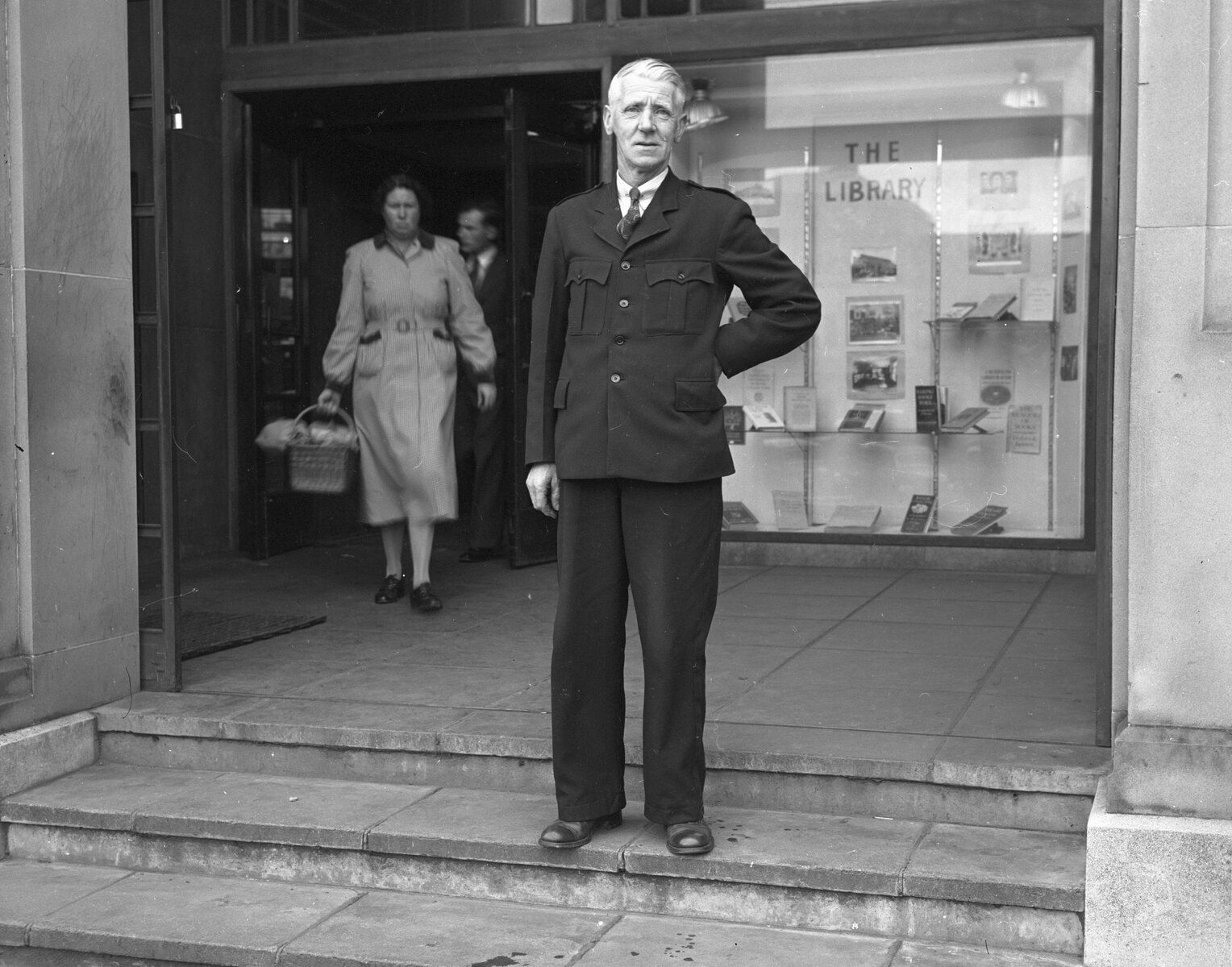 Wellington Public Library: Staff (Mr Hoverd, center)