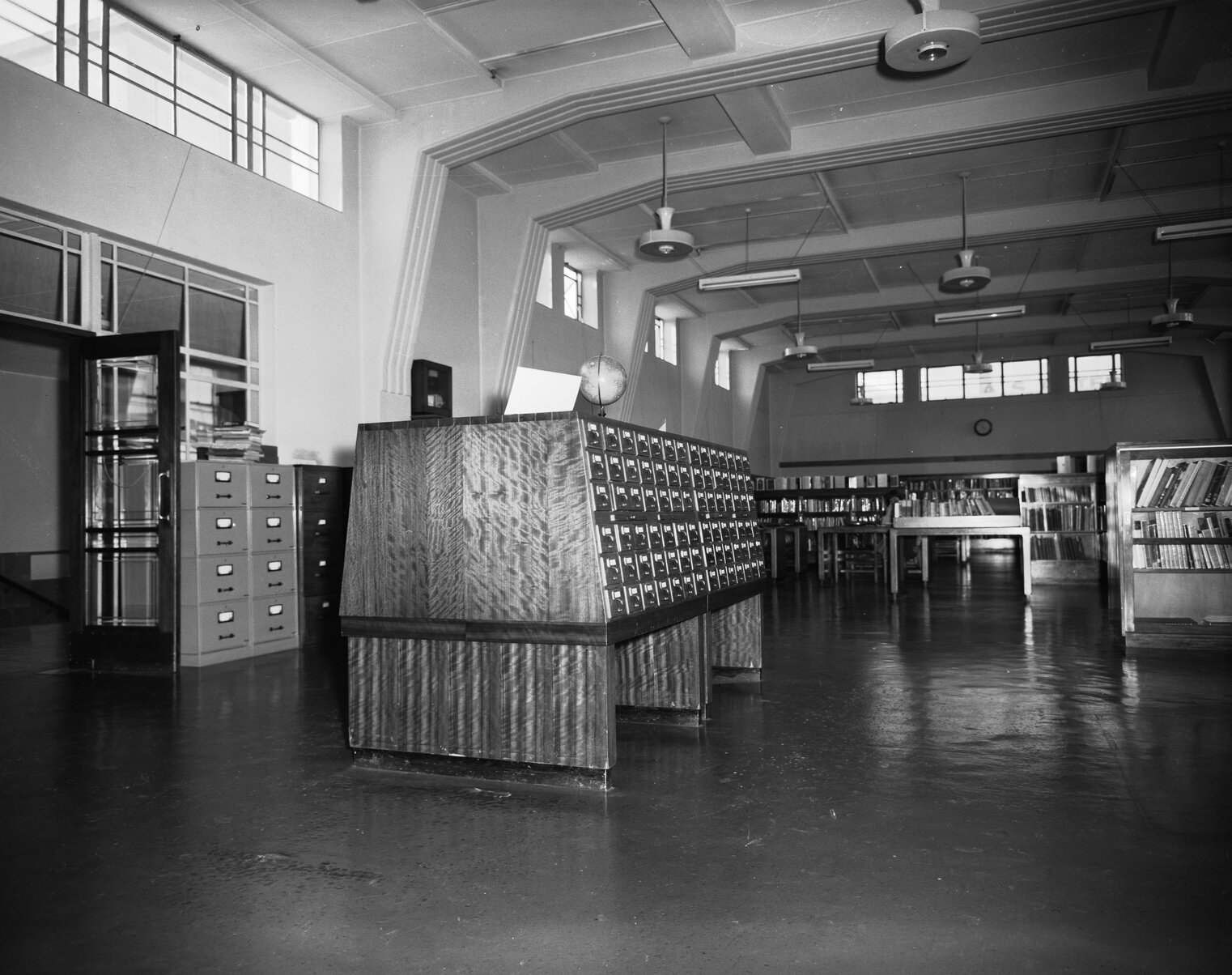 Wellington Public Library: catalogue cabinet