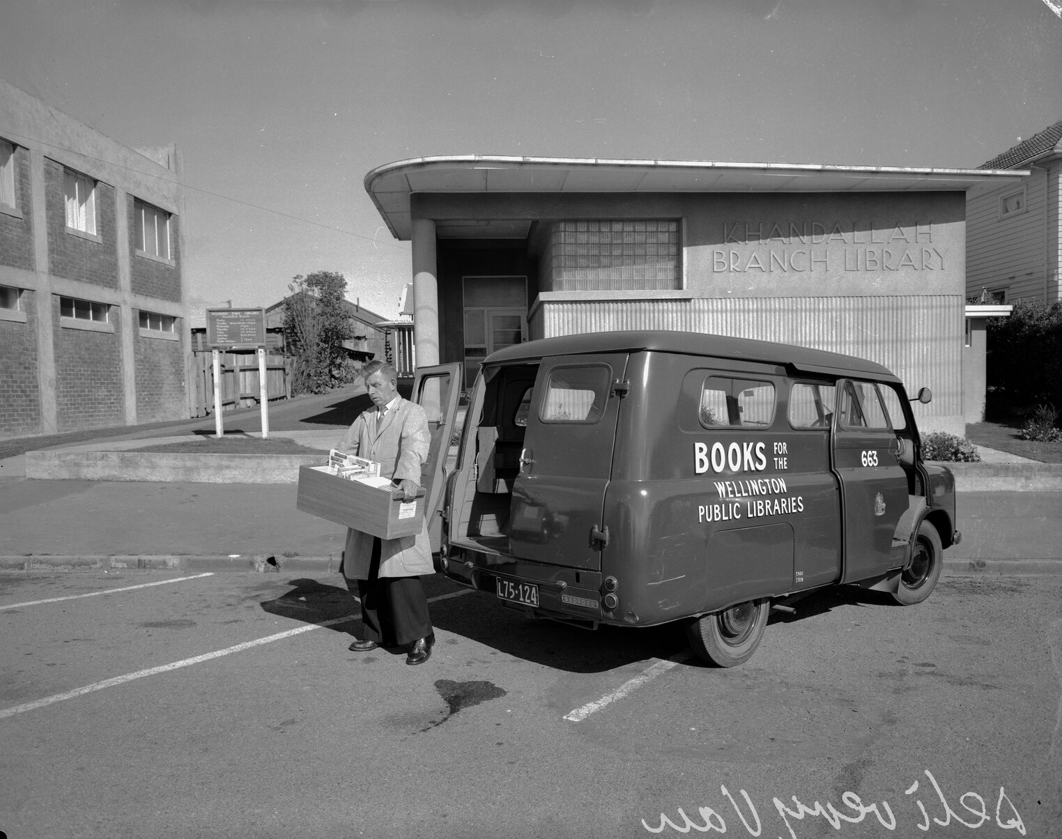 Wellington Public Library: delivery van
