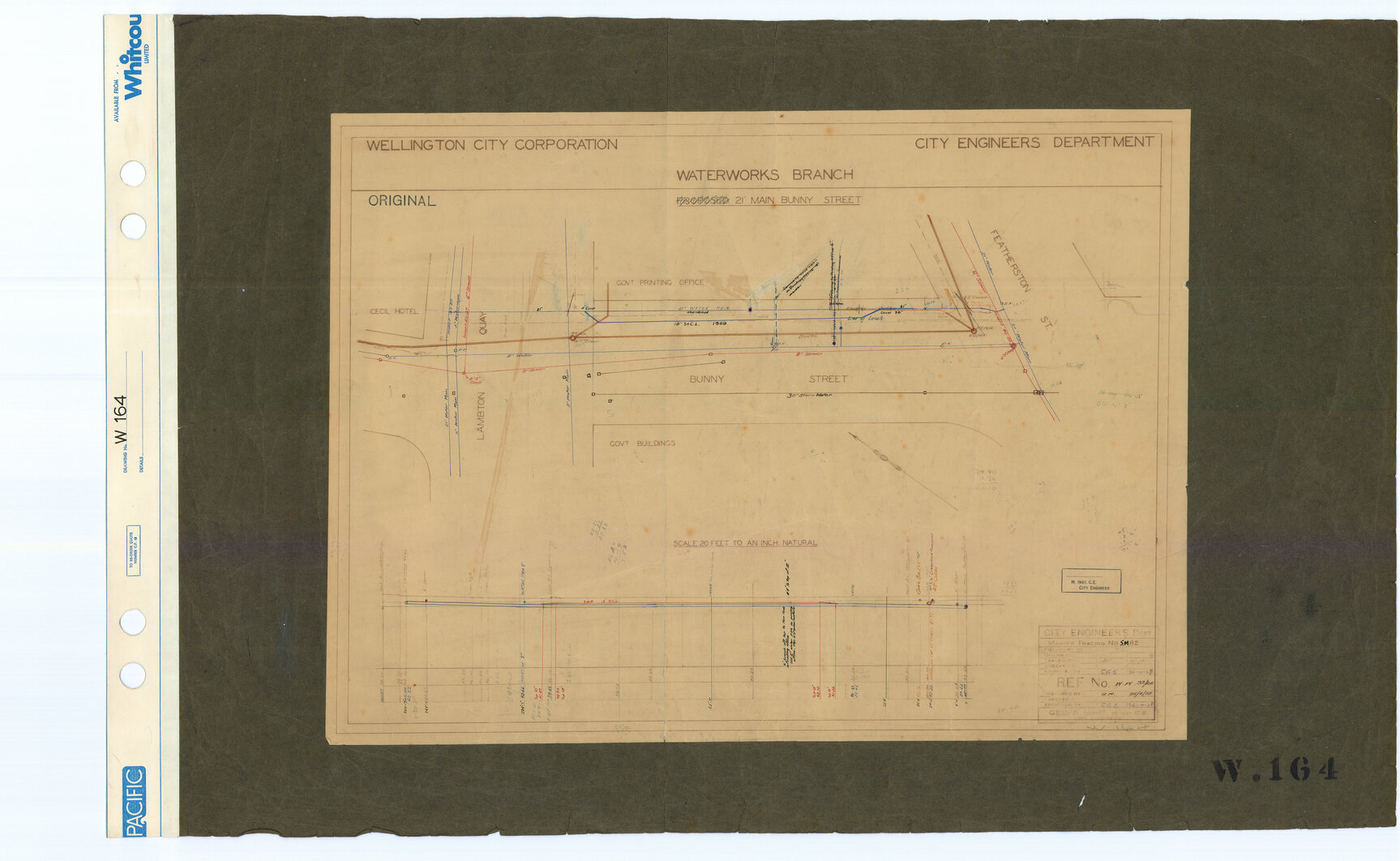 Bunny Street, 21 inch main - 1928