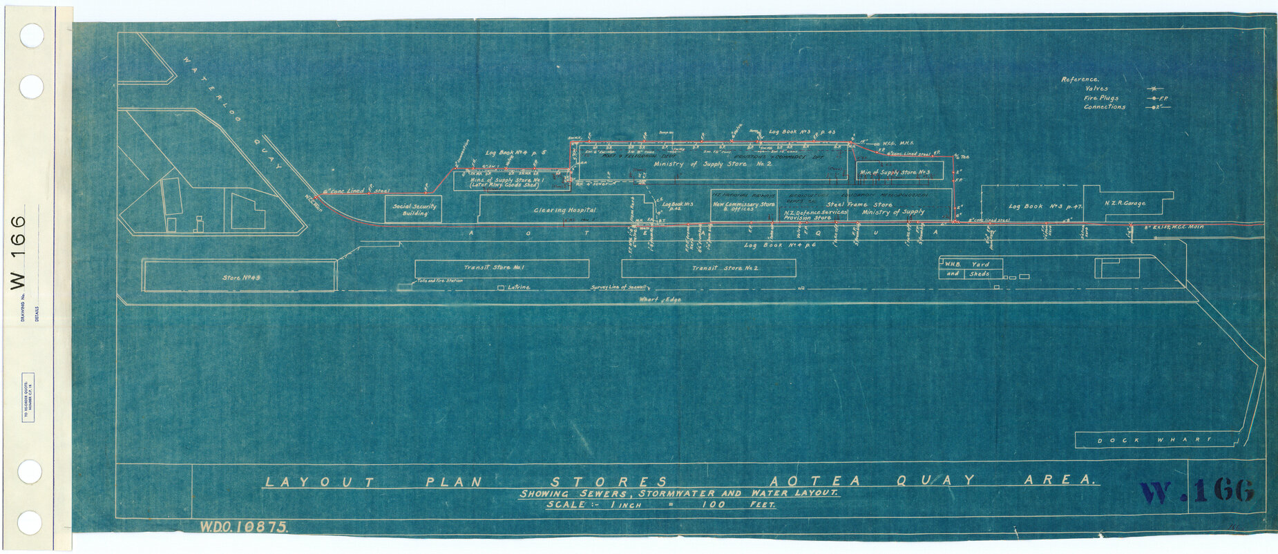 Aotea Quay, layout plan of stores