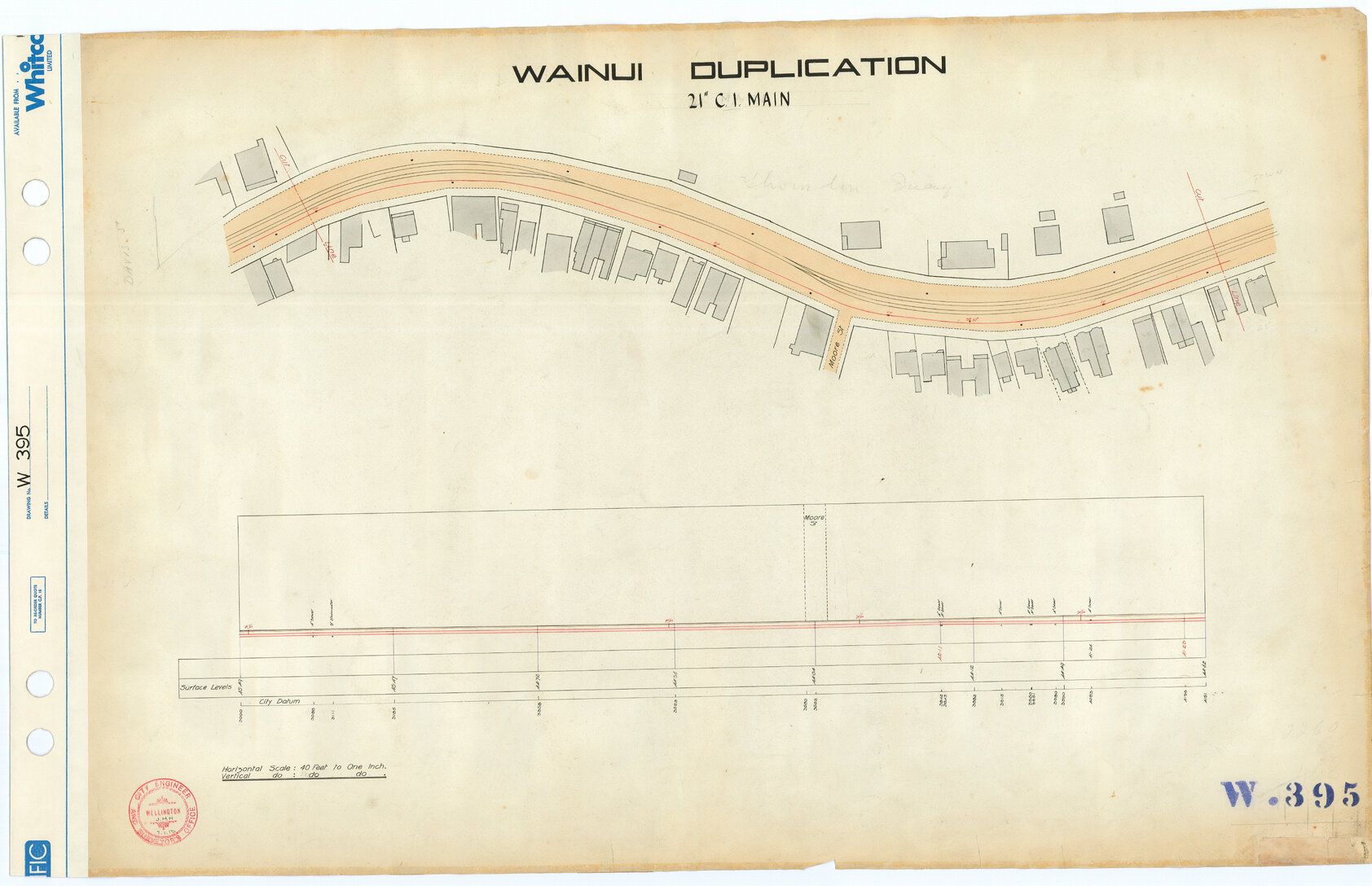 Wainui Duplication, Thorndon Quay - 1913