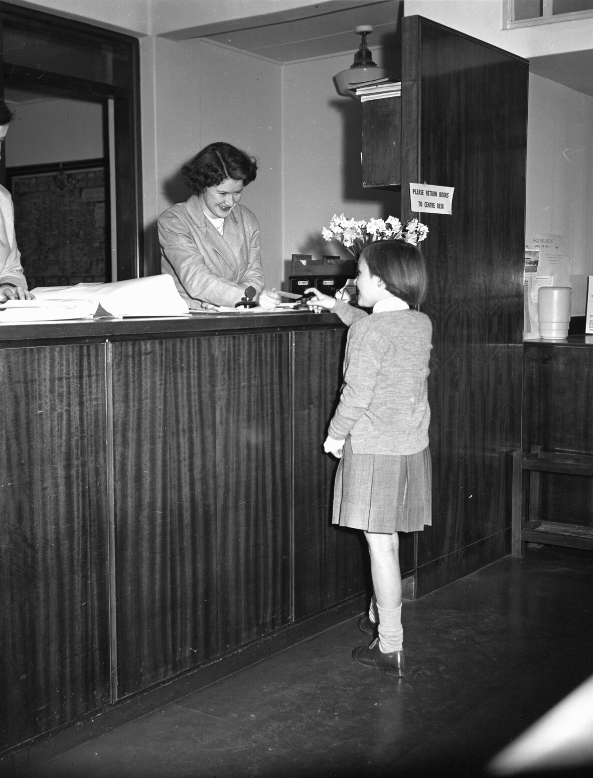 Wellington Public Library: showing the first book issue was on 1.10.1931