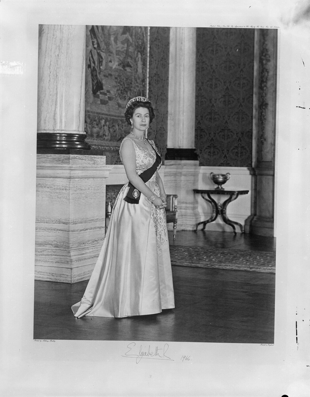 Wellington Public Library: Commonwealth Room, signed portrait of Queen Elizabeth II