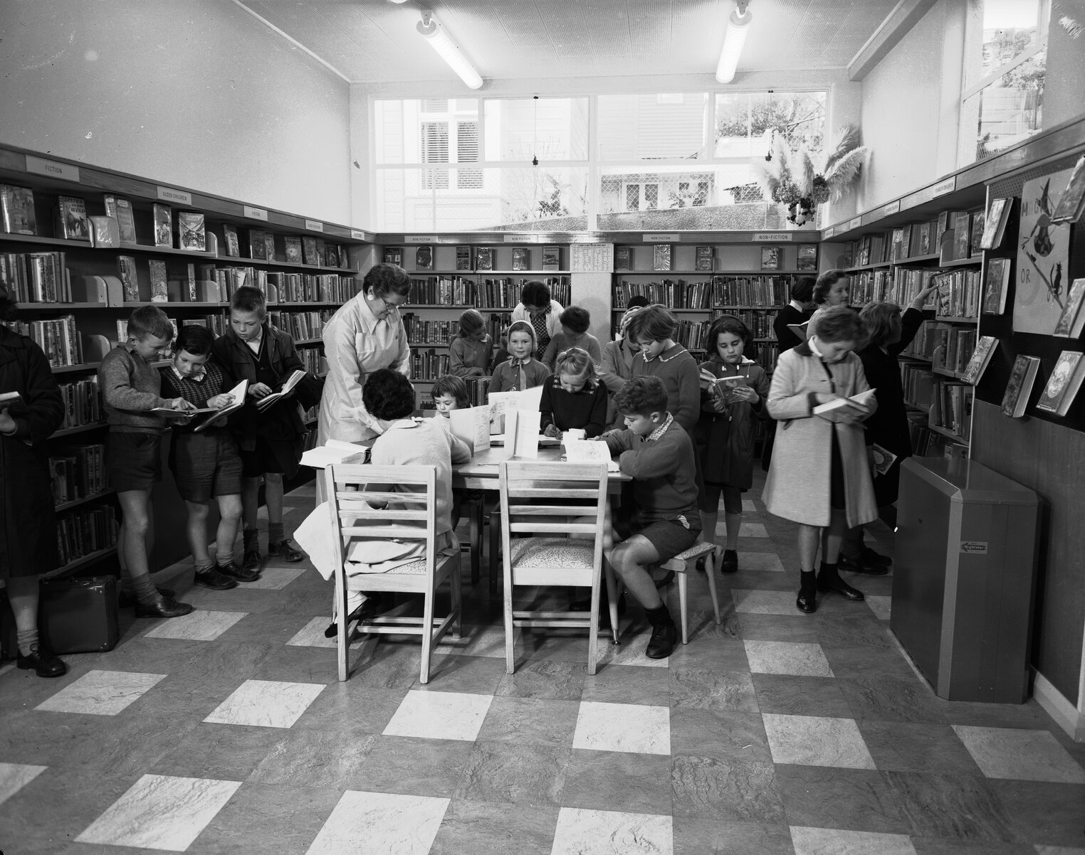 Wellington Public Library: Junior Section, school visits