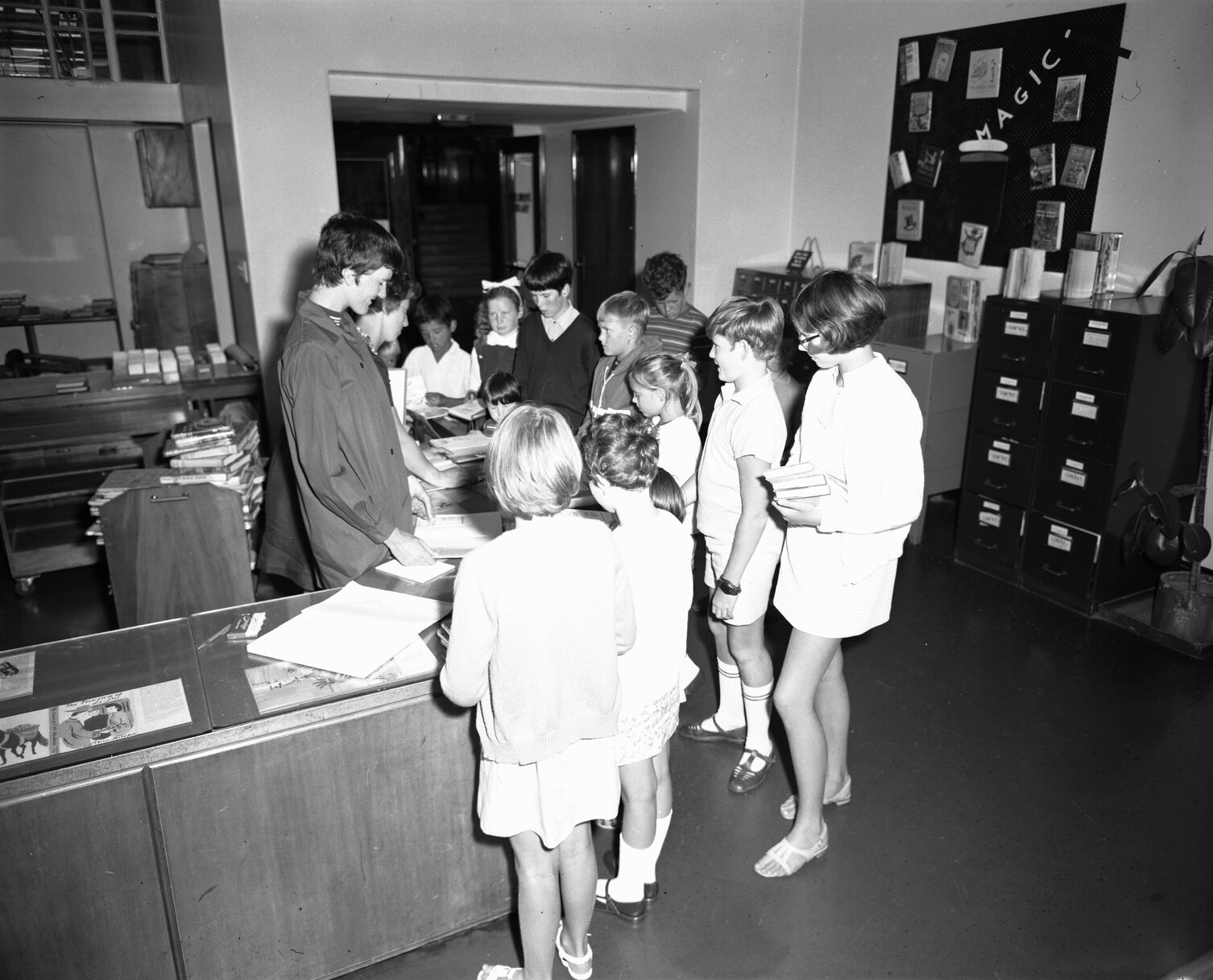 Wellington Public Library: Junior Section, school visits