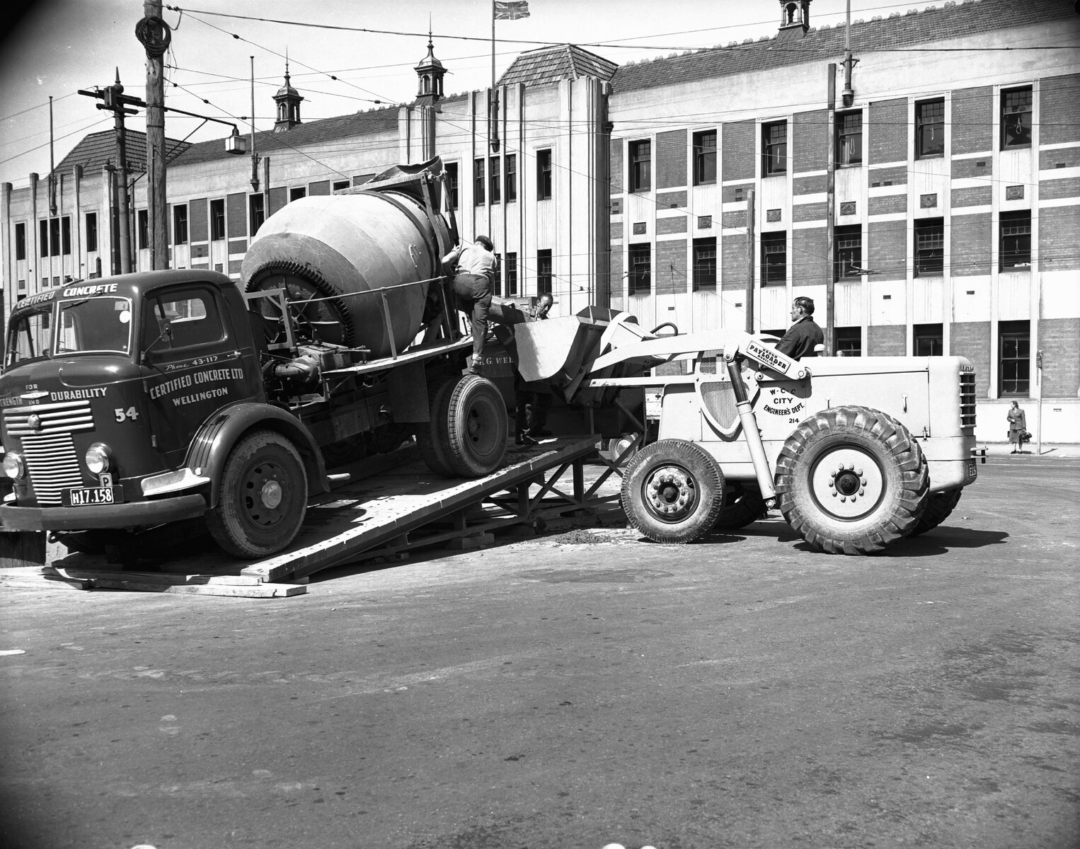 Drainage Department, Caisson, Featherston Street