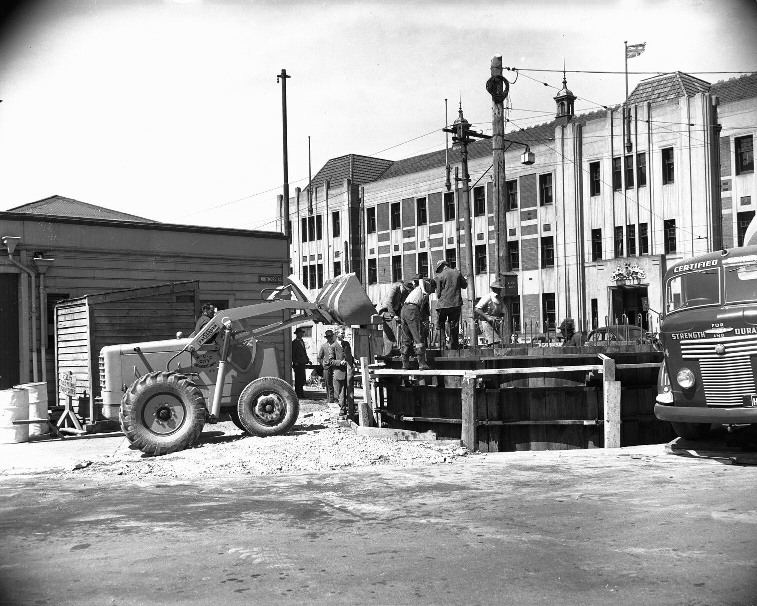 Drainage Department, Caisson, Featherston Street