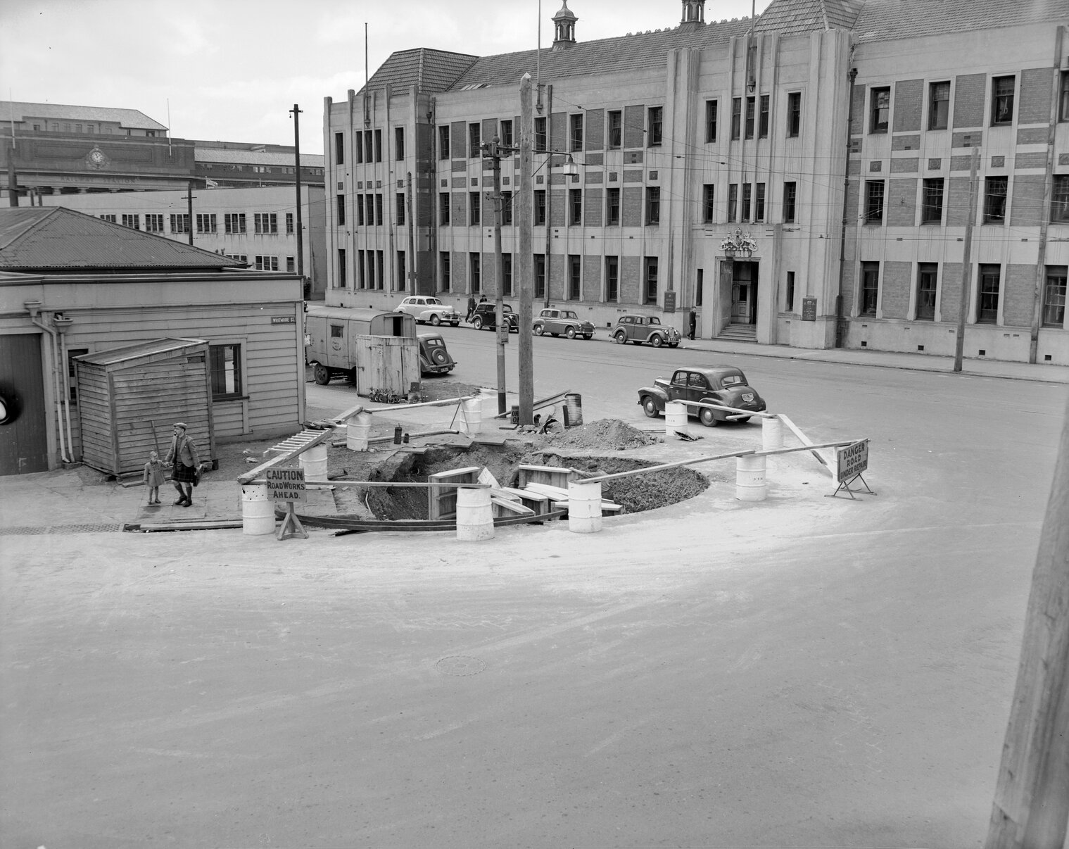 Drainage Department, Caisson, Featherston Street