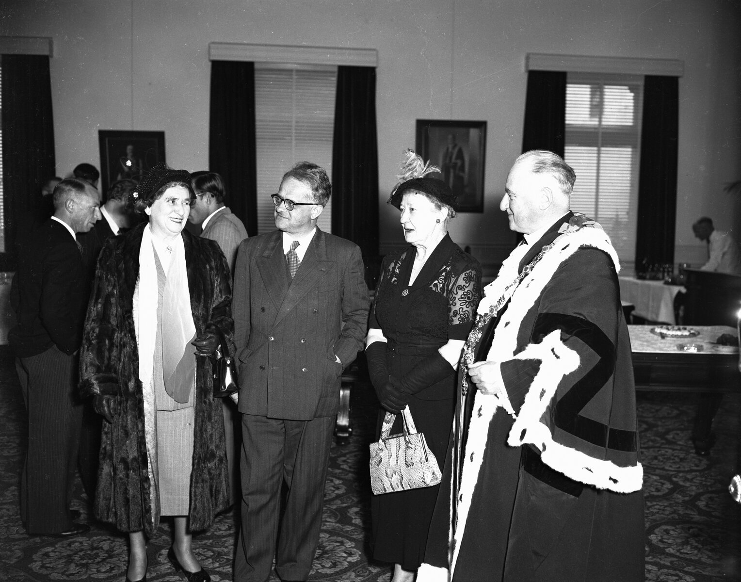 Mayor's Reception for Noel Henry, newly appointed French Minister