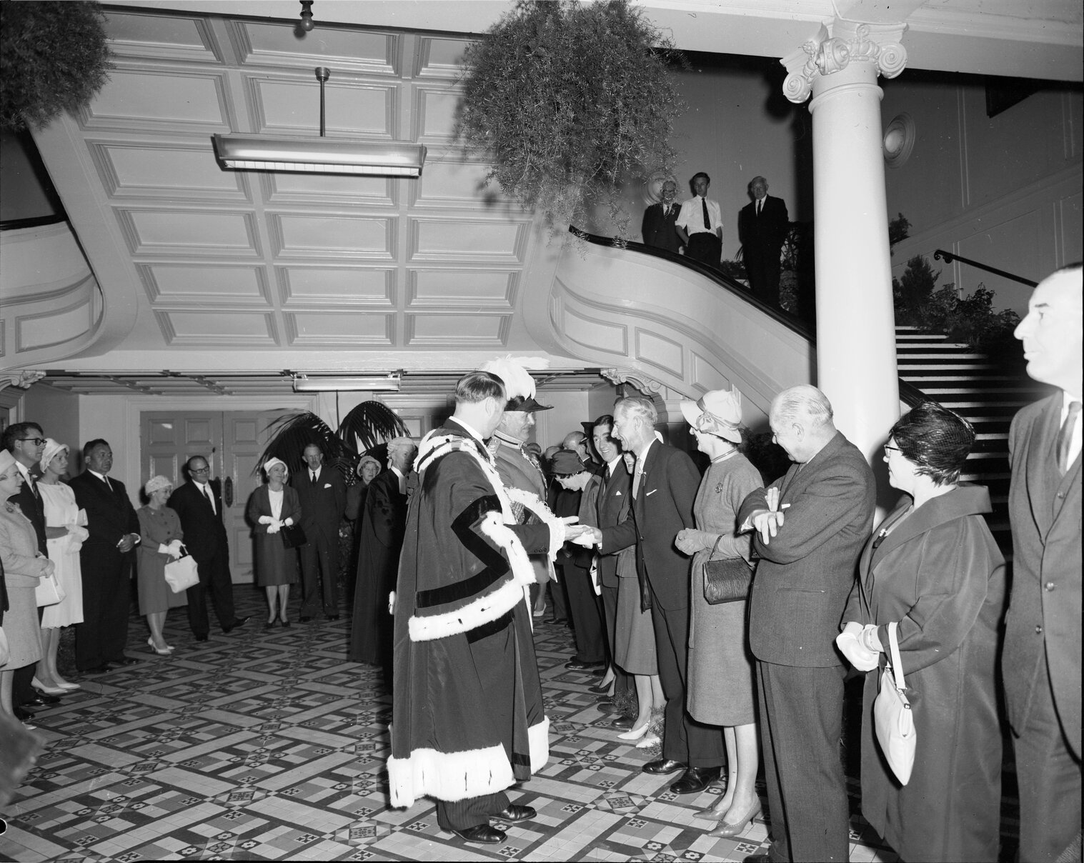 Civic Welcome, Sir Bernard and Lady Fergusson arrival in New Zealand