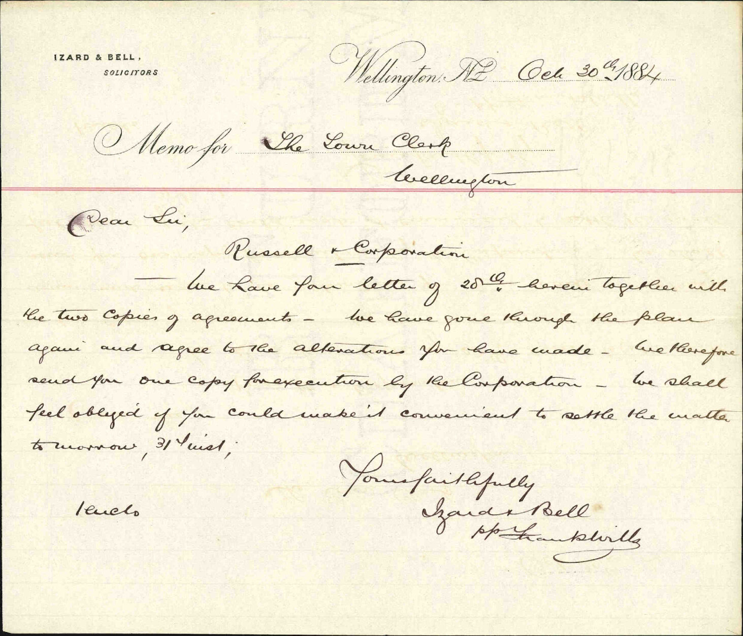 Russell and Corporation - Izard &amp; Bell