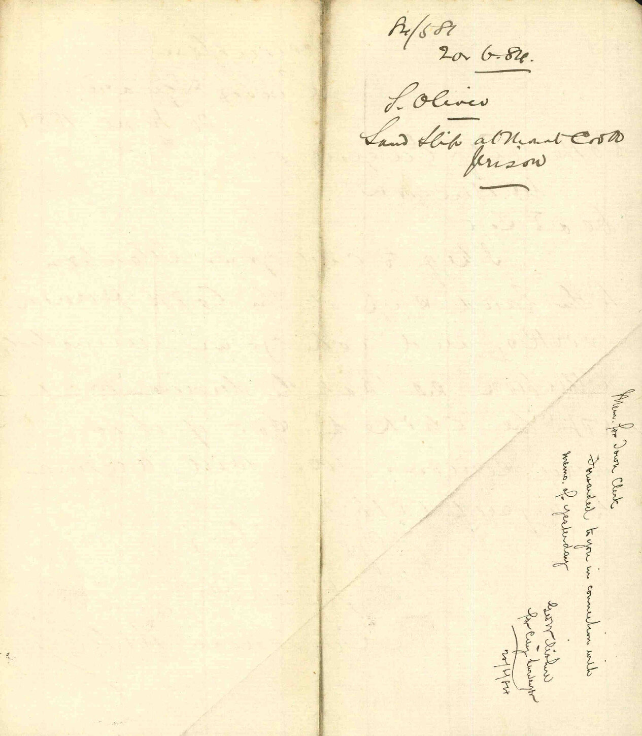 Land slip at Mount Cook Prison - S Oliver