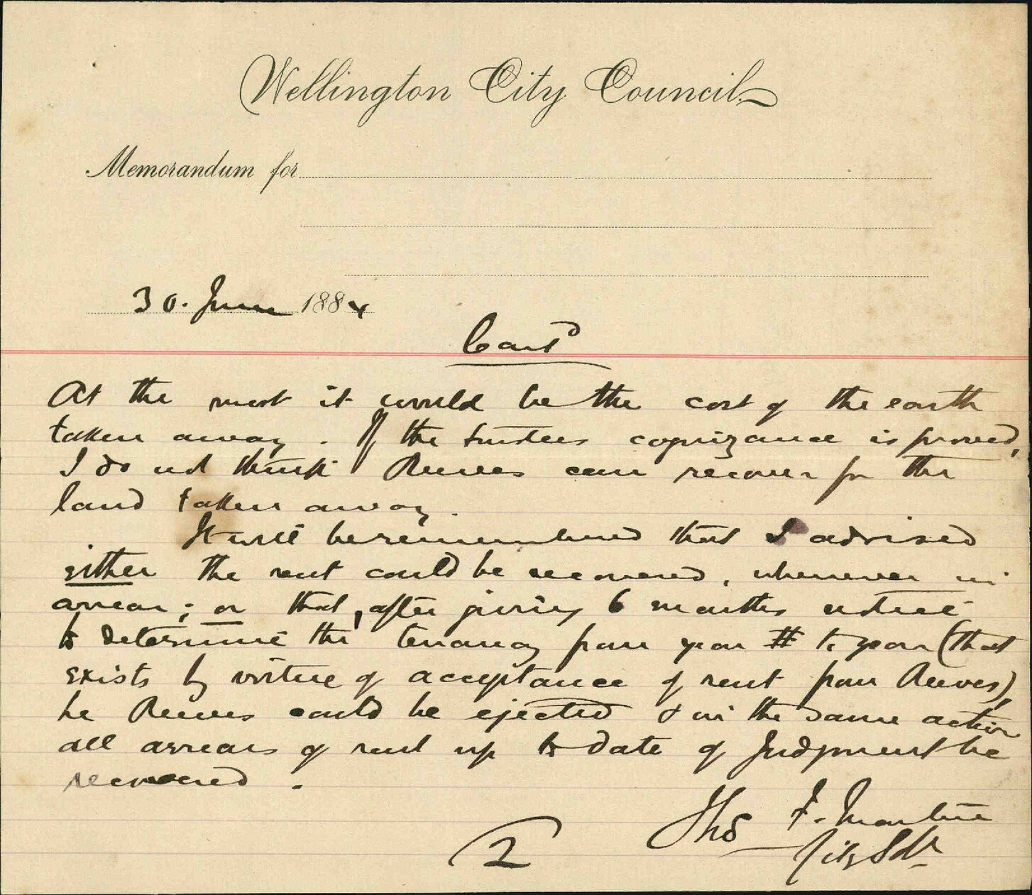 Edward Reeves and Corporation - City Solicitor