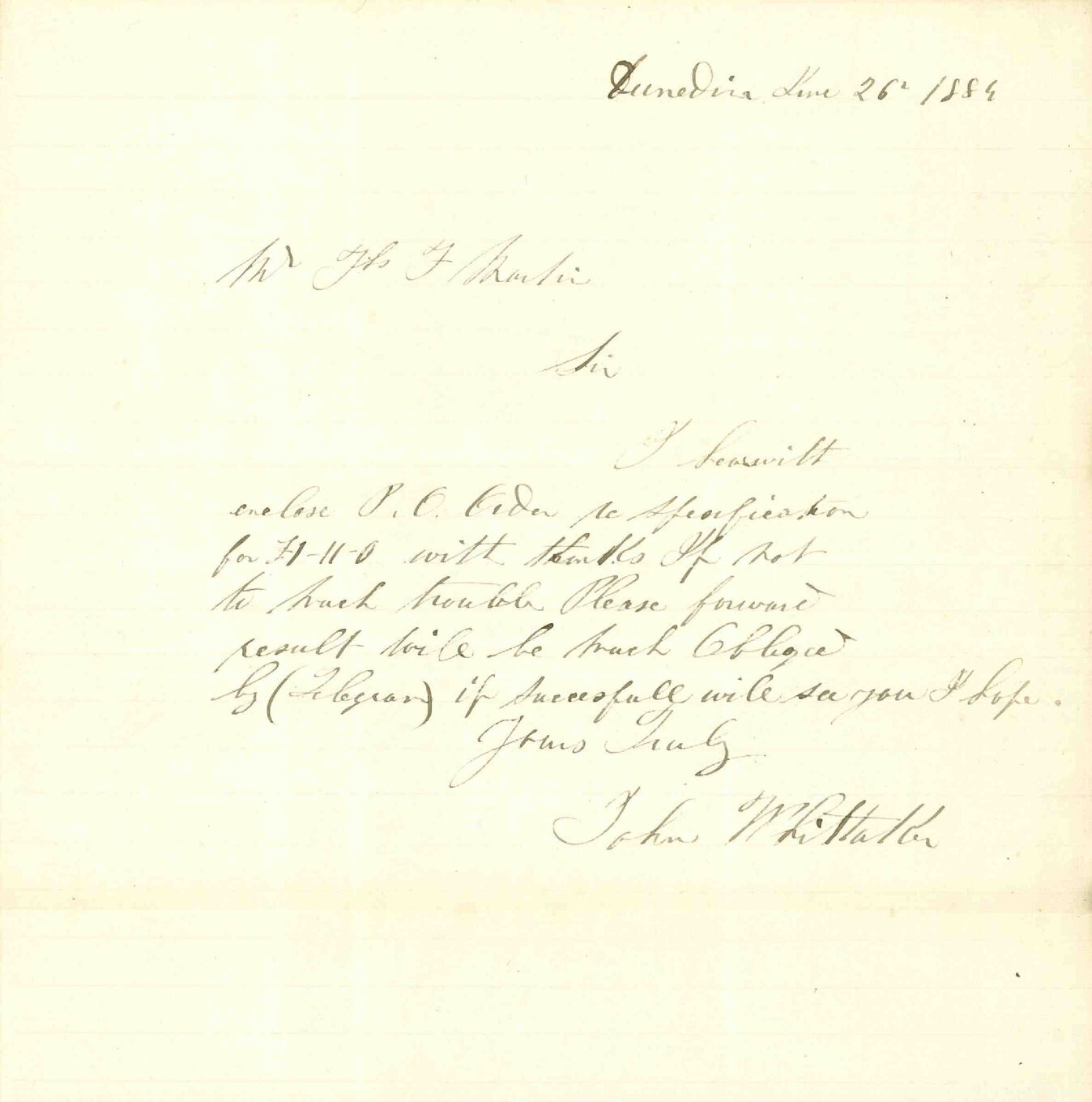 Te Aro Reclamation contract - John Whittaker