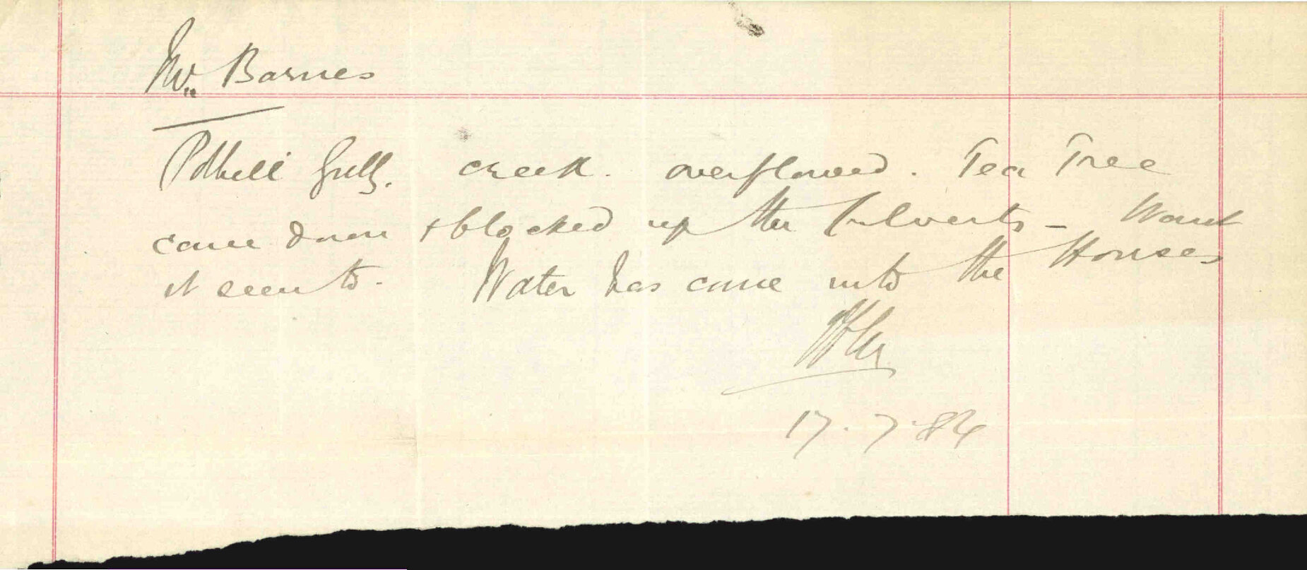 Culvert at Polhill Gully - City Surveyor