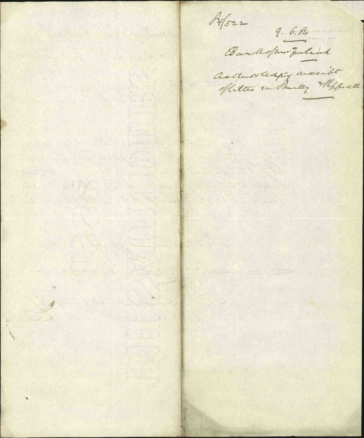 Acknowledging receipt of letter regarding O'Malley &amp; Pepperell - Bank of New Zealand