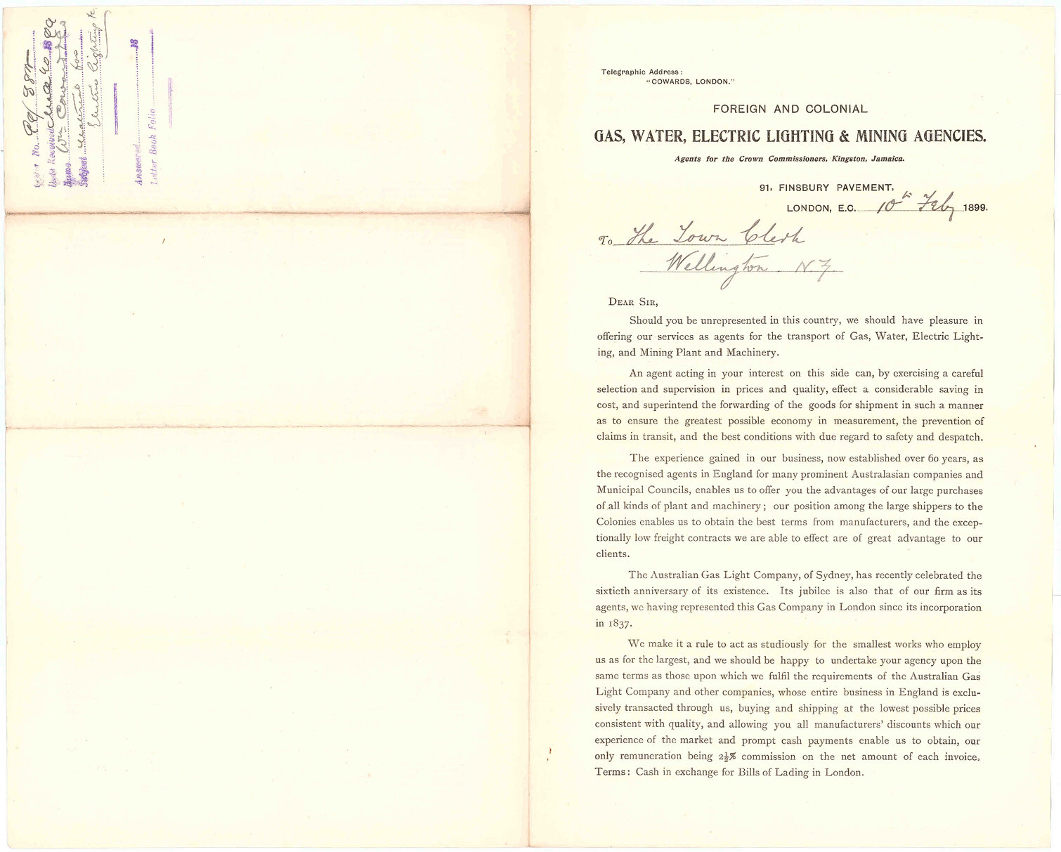 Material for electric lighting etc - William Coward &amp; Company