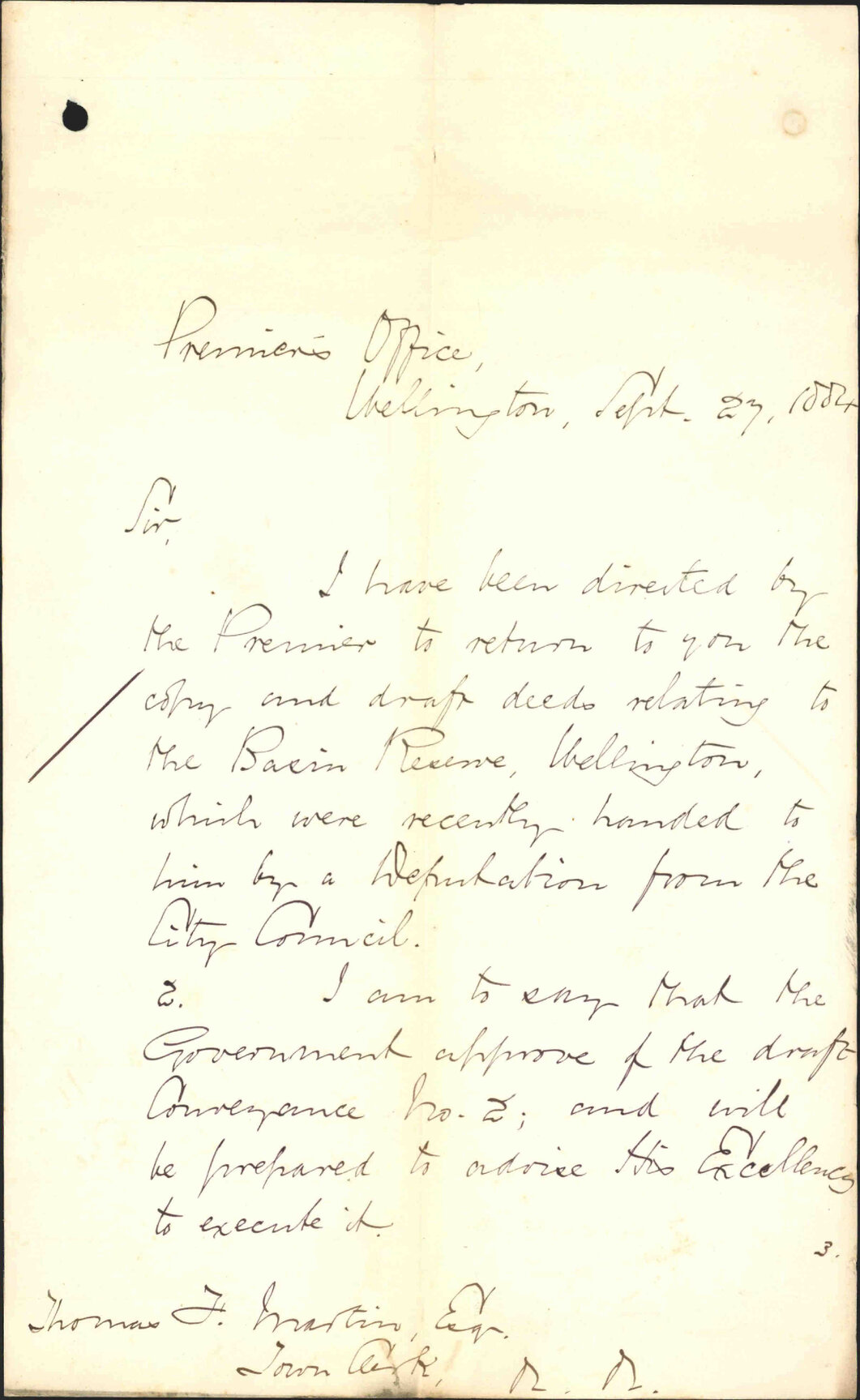 Returning draft trusts, Basin Reserve - The Premier