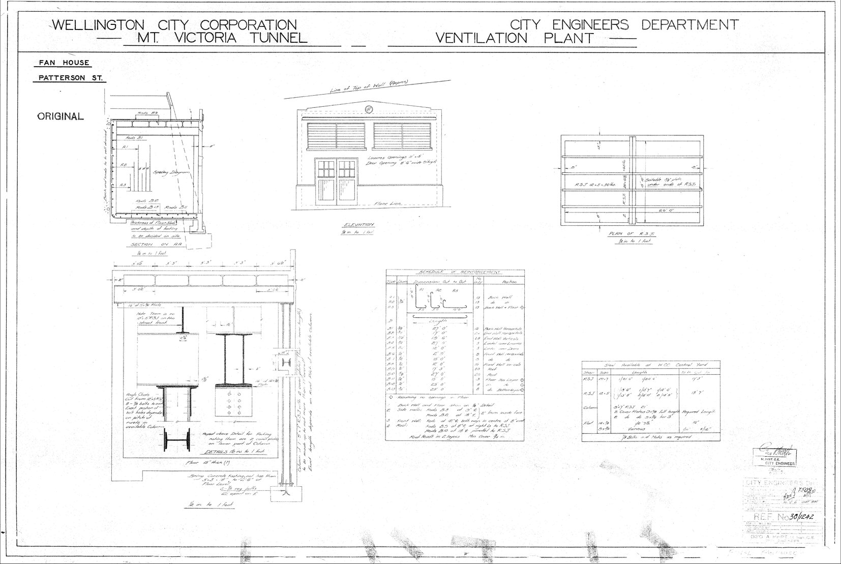 Mount Victoria Tunnel, ventilation plant