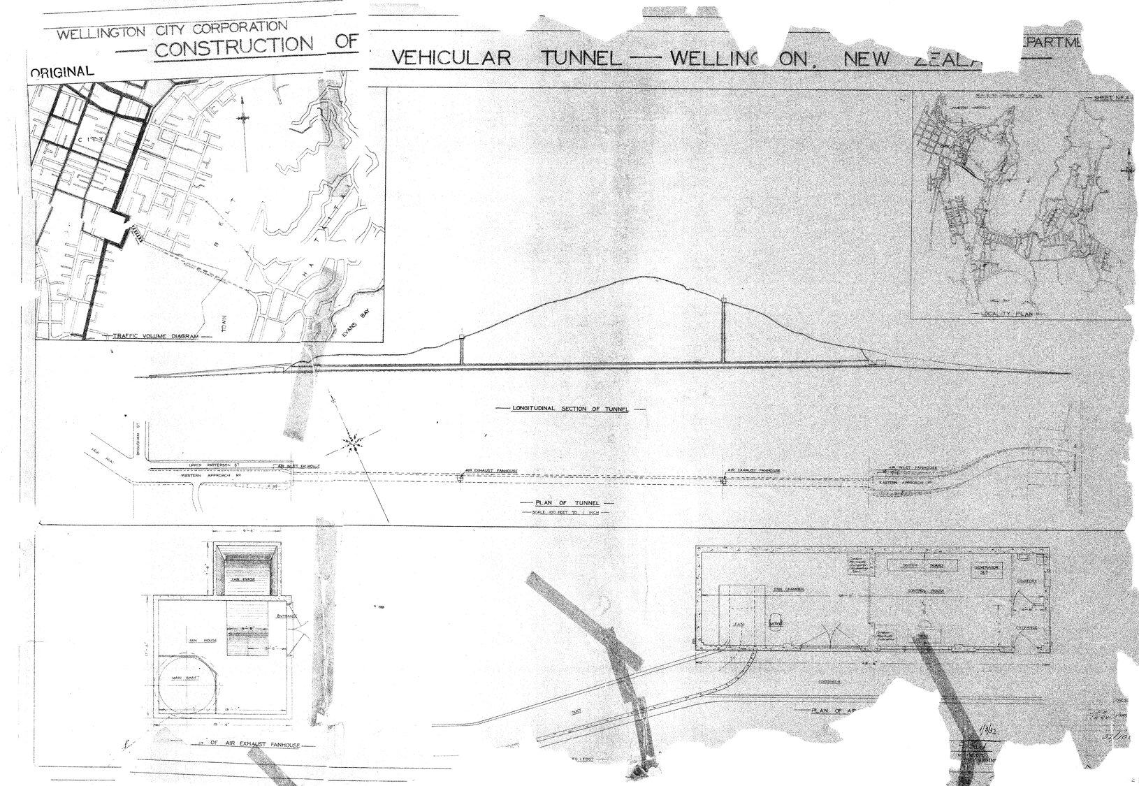 Mount Victoria Tunnel, general method of construction, sheet 4, general details