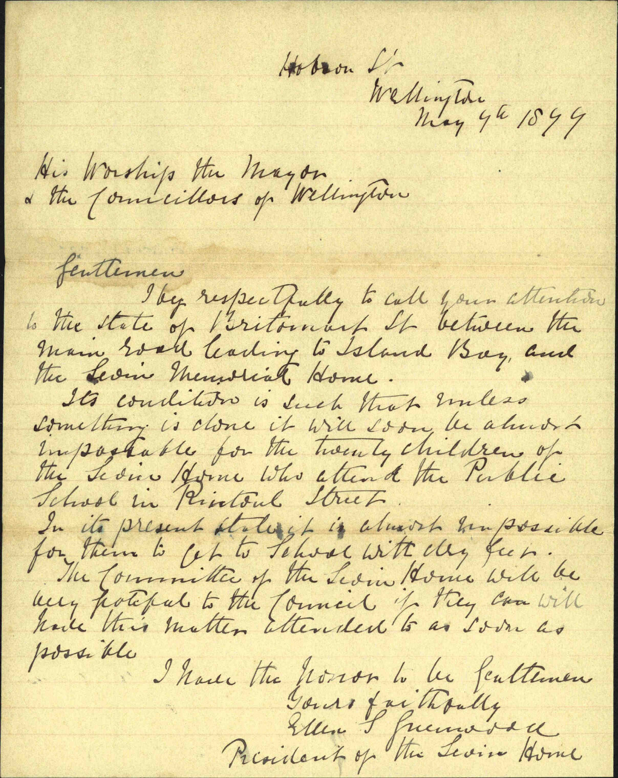 Asking repairs to Britomart Street - President, Levin Home