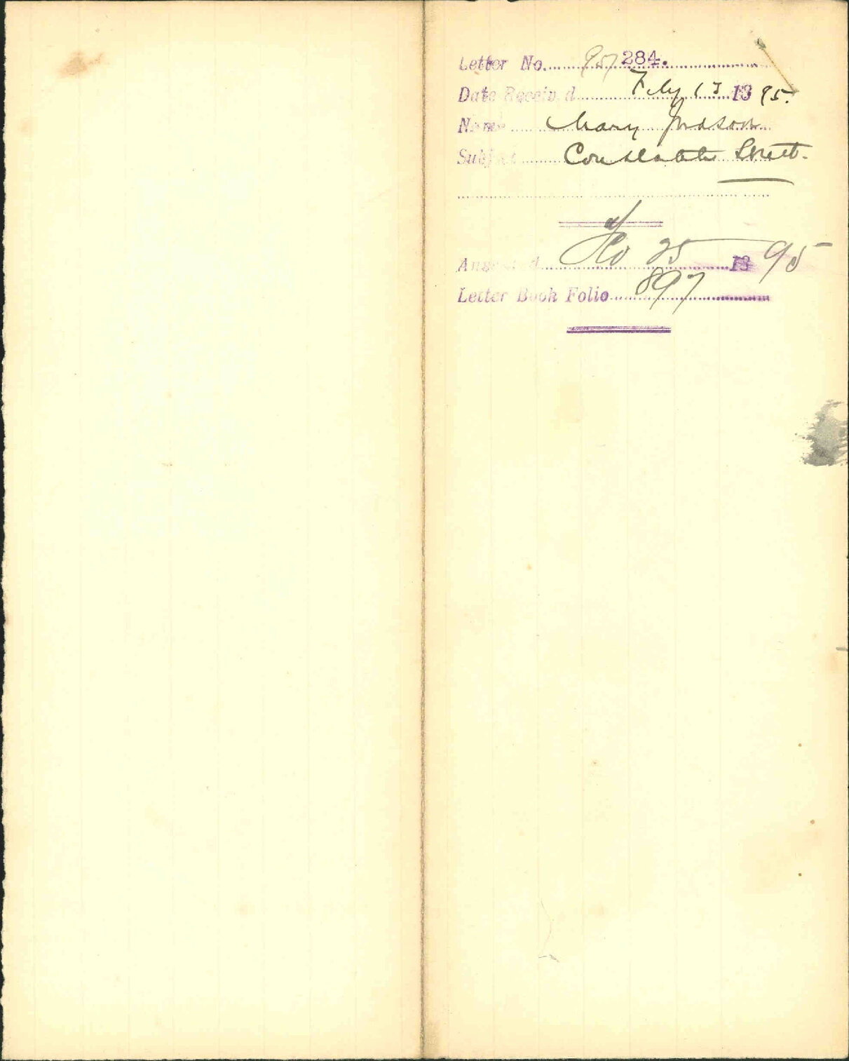 Constable Street - Mary Judson