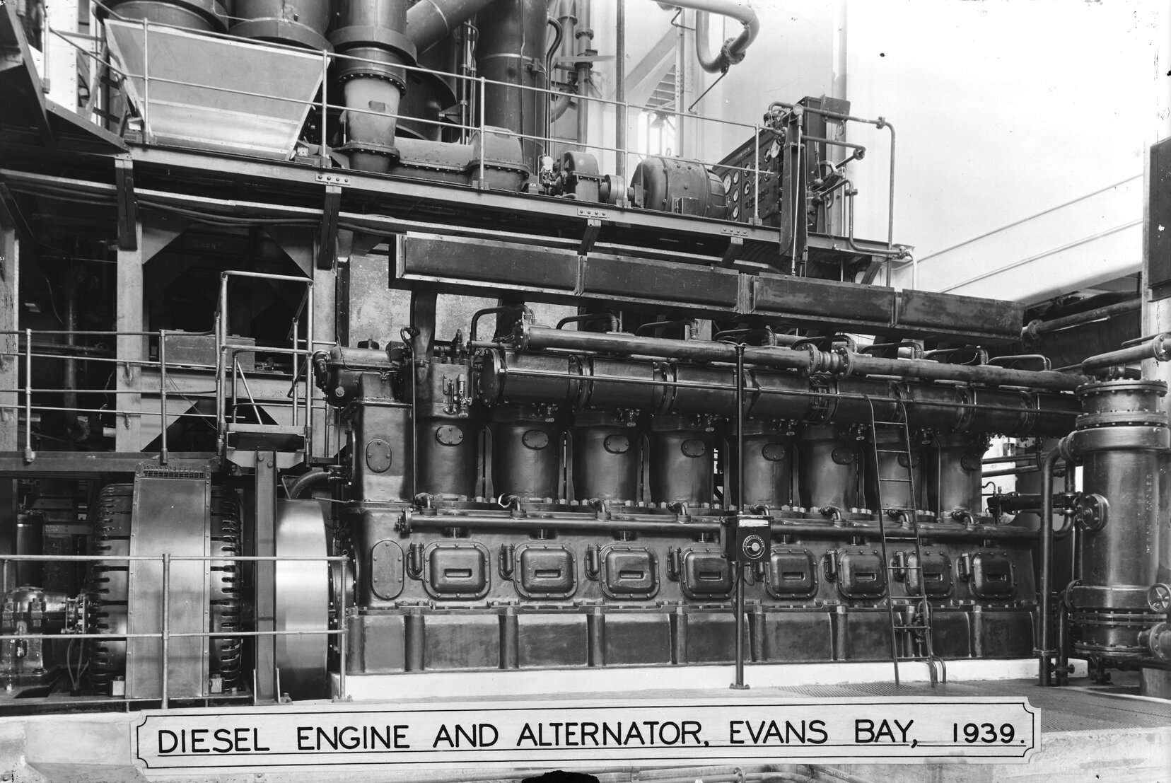 Diesel Engine and Alternator, Evans Bay