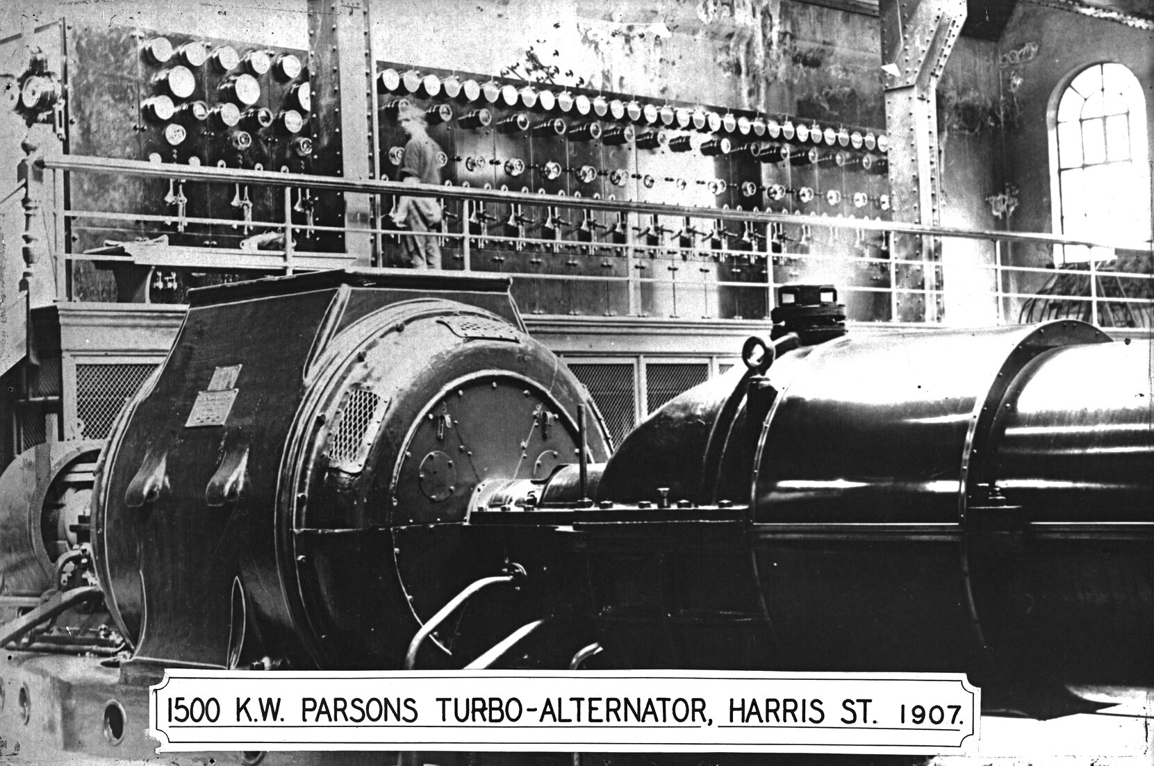 1500 KW Parsons Turbo - Alternator, Harris Street