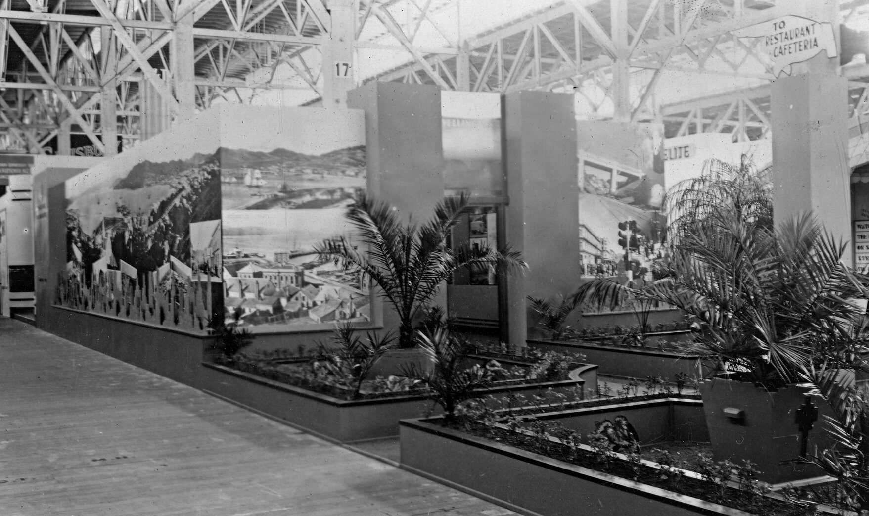 Exterior view of the Wellington City Council display at the Centennial Exhibition