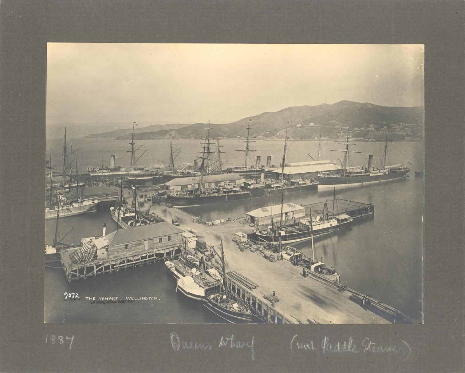 The Wharf, Wellington, [1887]