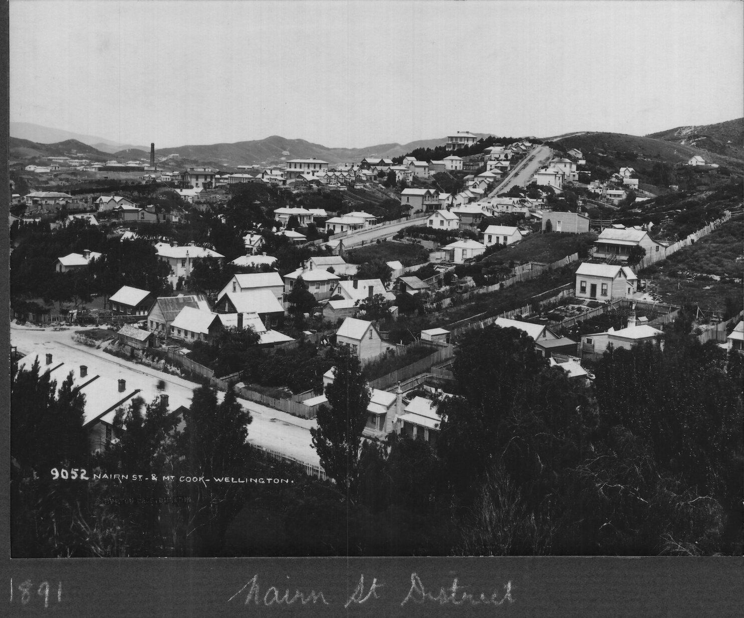 Nairn Street and Mount Cook, Wellington, [1891]