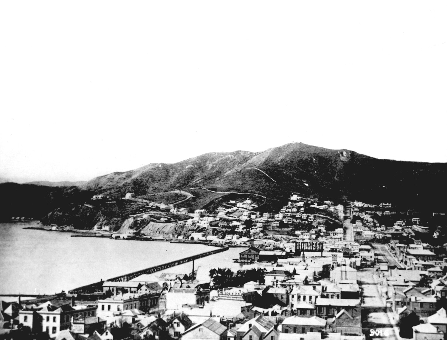 Reclamation at Te Aro, [1884]