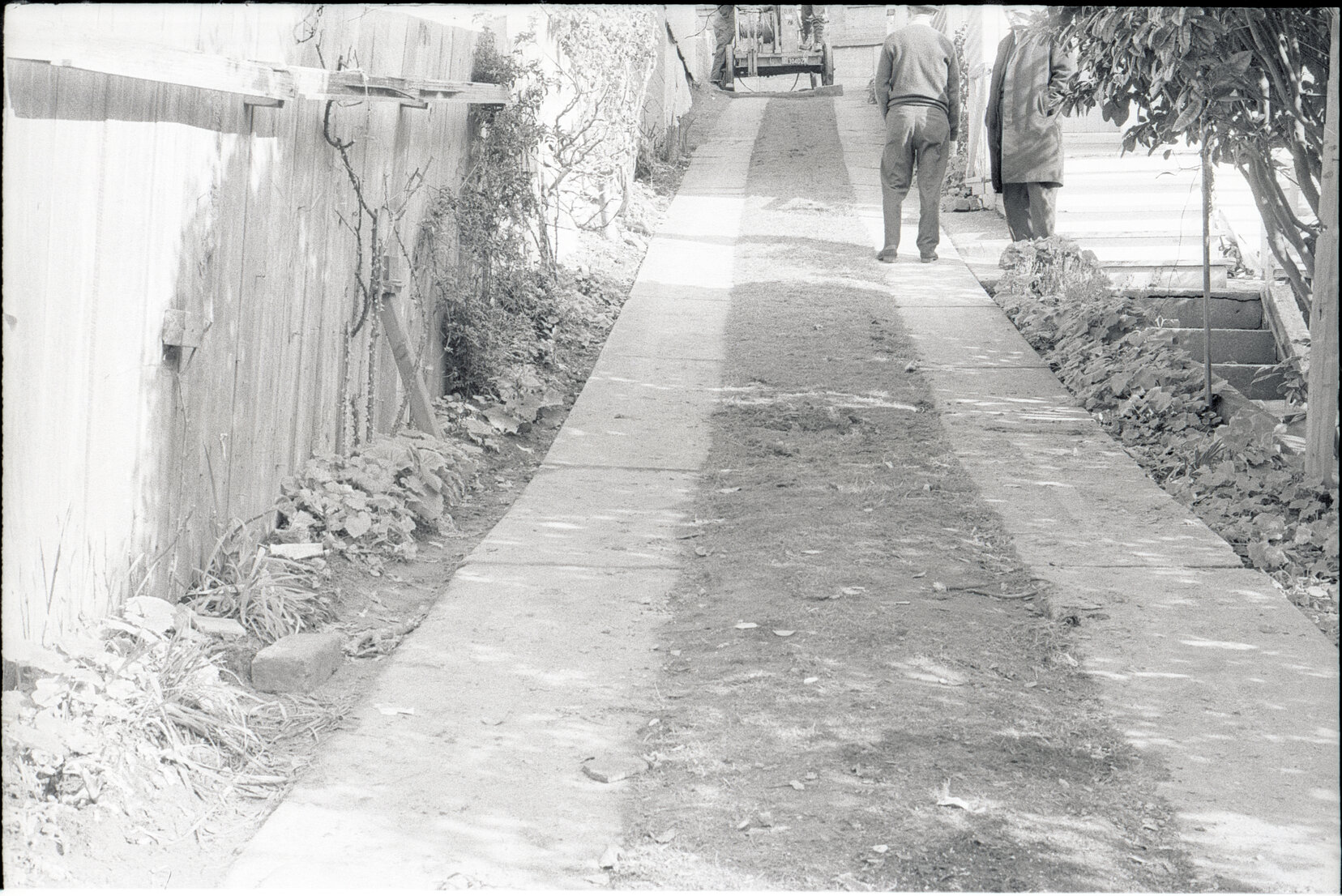 No 143, 147, 149 Wallace Street, houses and yards, stormwater excavation at no 143, Addison