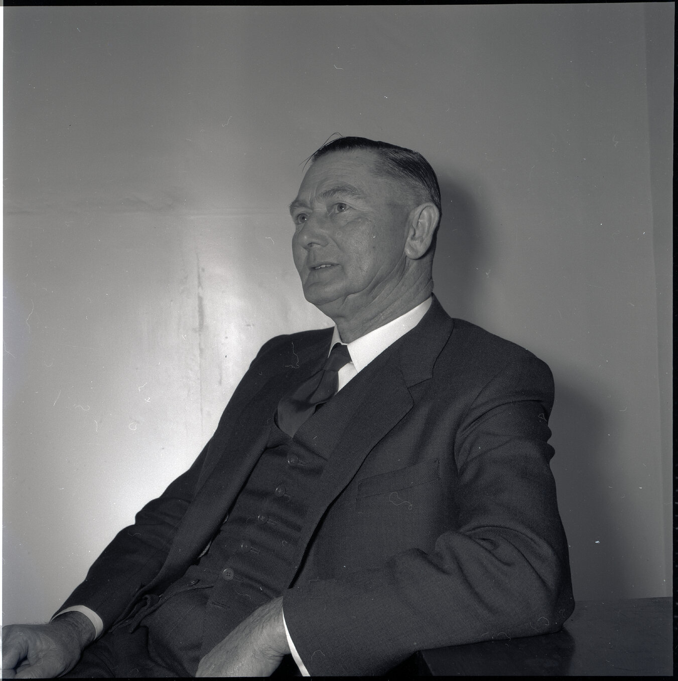 f. Upper body portrait of Jack Arthurs, City Councillor 1950-1959