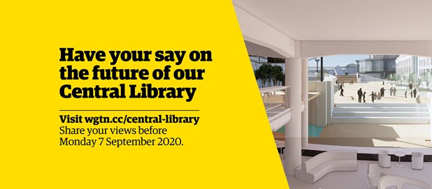 Have your say on the future of our Central Library, banner