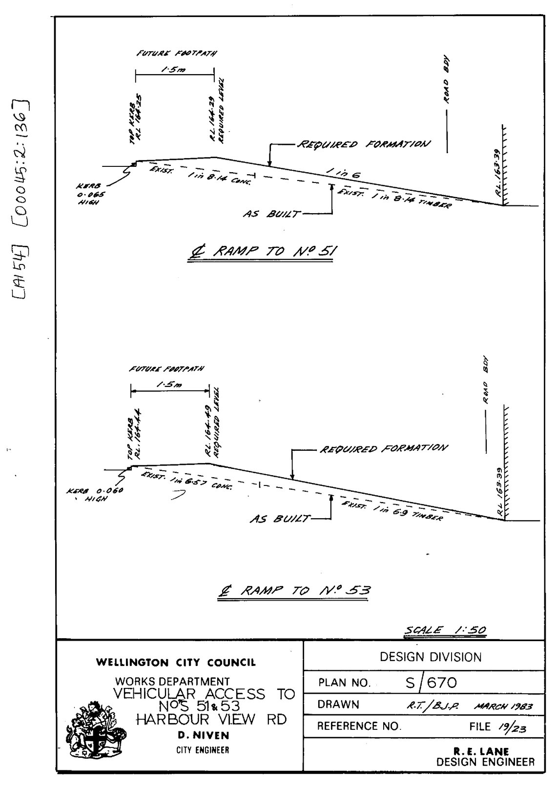Harbour View Road, Vehicular Access to Nos. 51 &amp; 53
