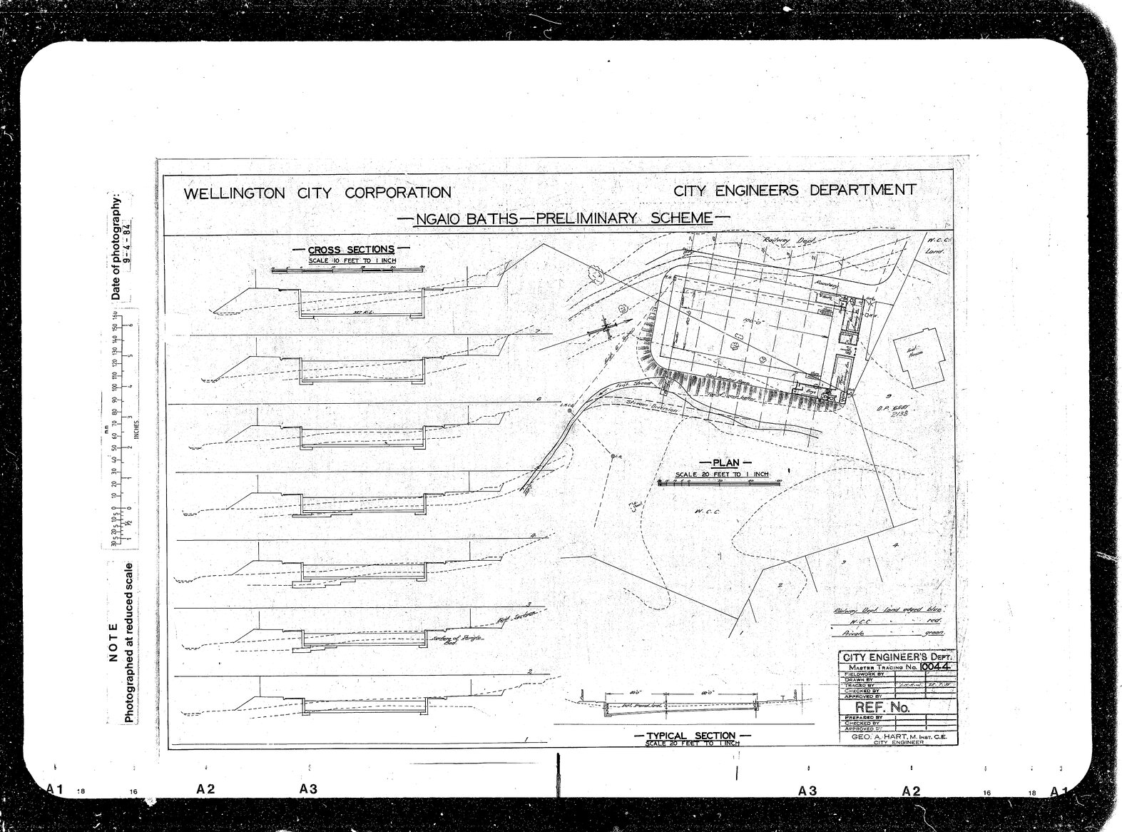 Ngaio Baths, preliminary scheme